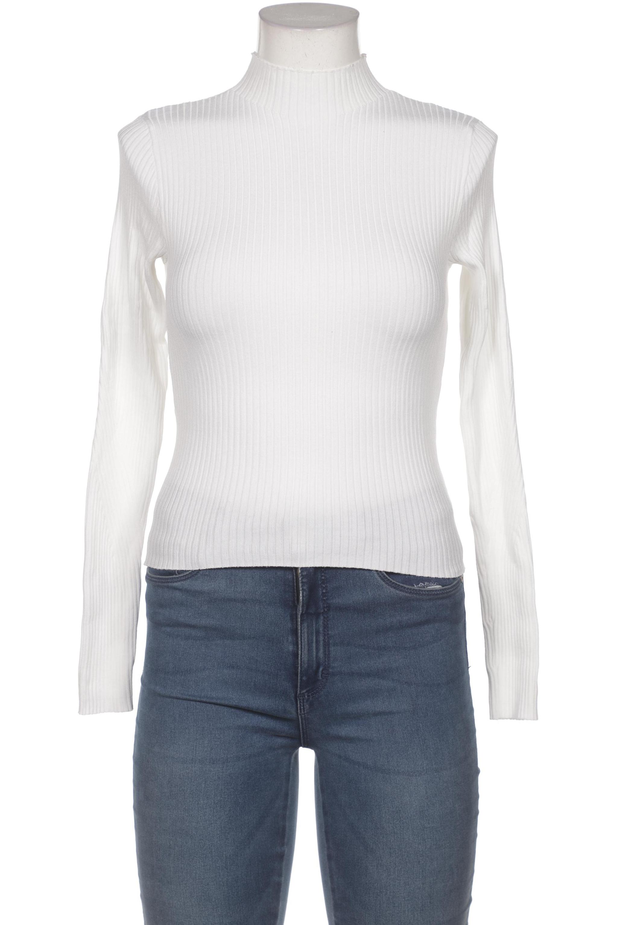 

bershka Damen Pullover, weiß, Gr. 38