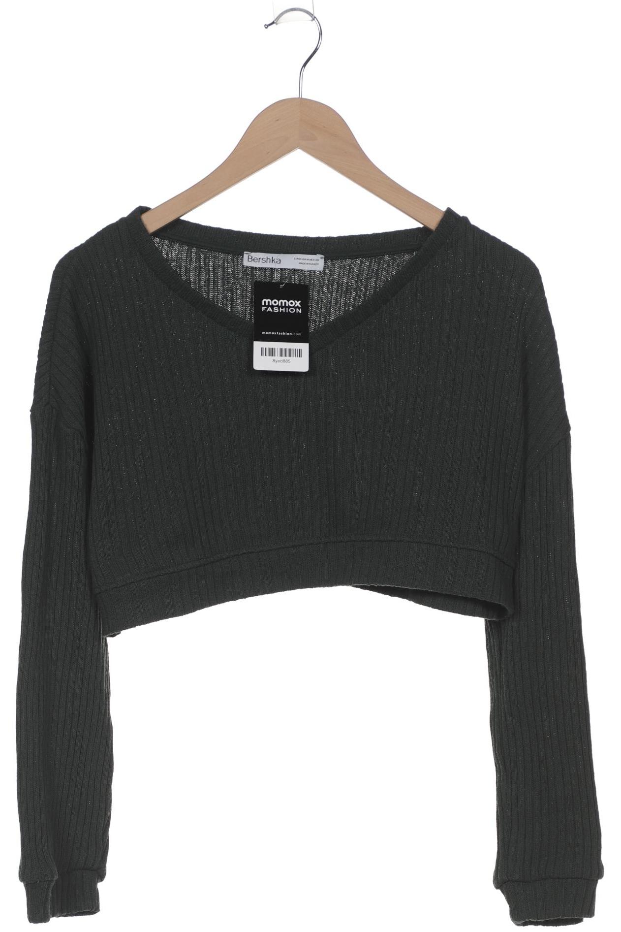 

bershka Damen Pullover, grün, Gr. 38