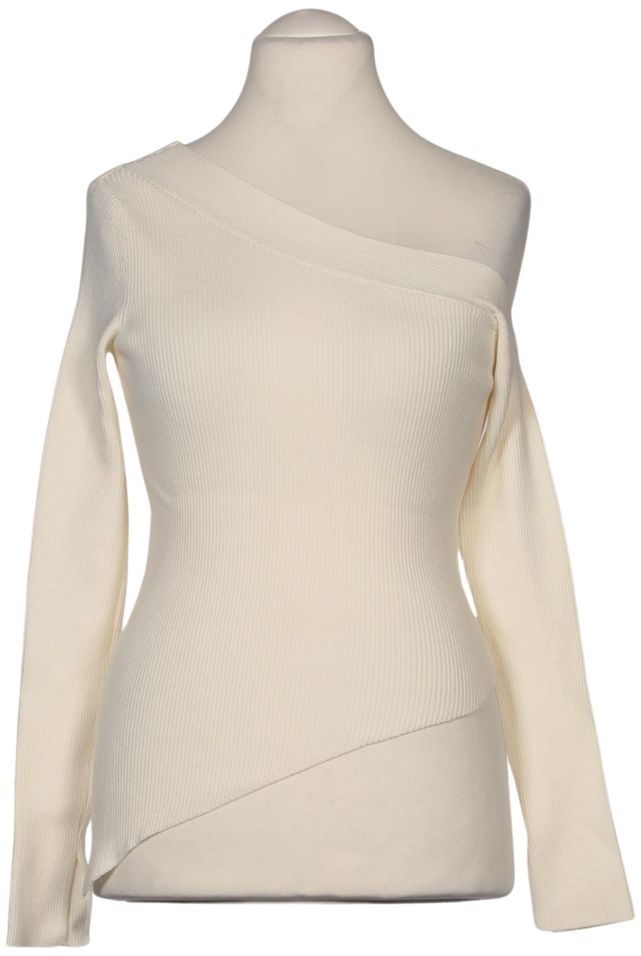 

bershka Damen Pullover, cremeweiß, Gr. 42