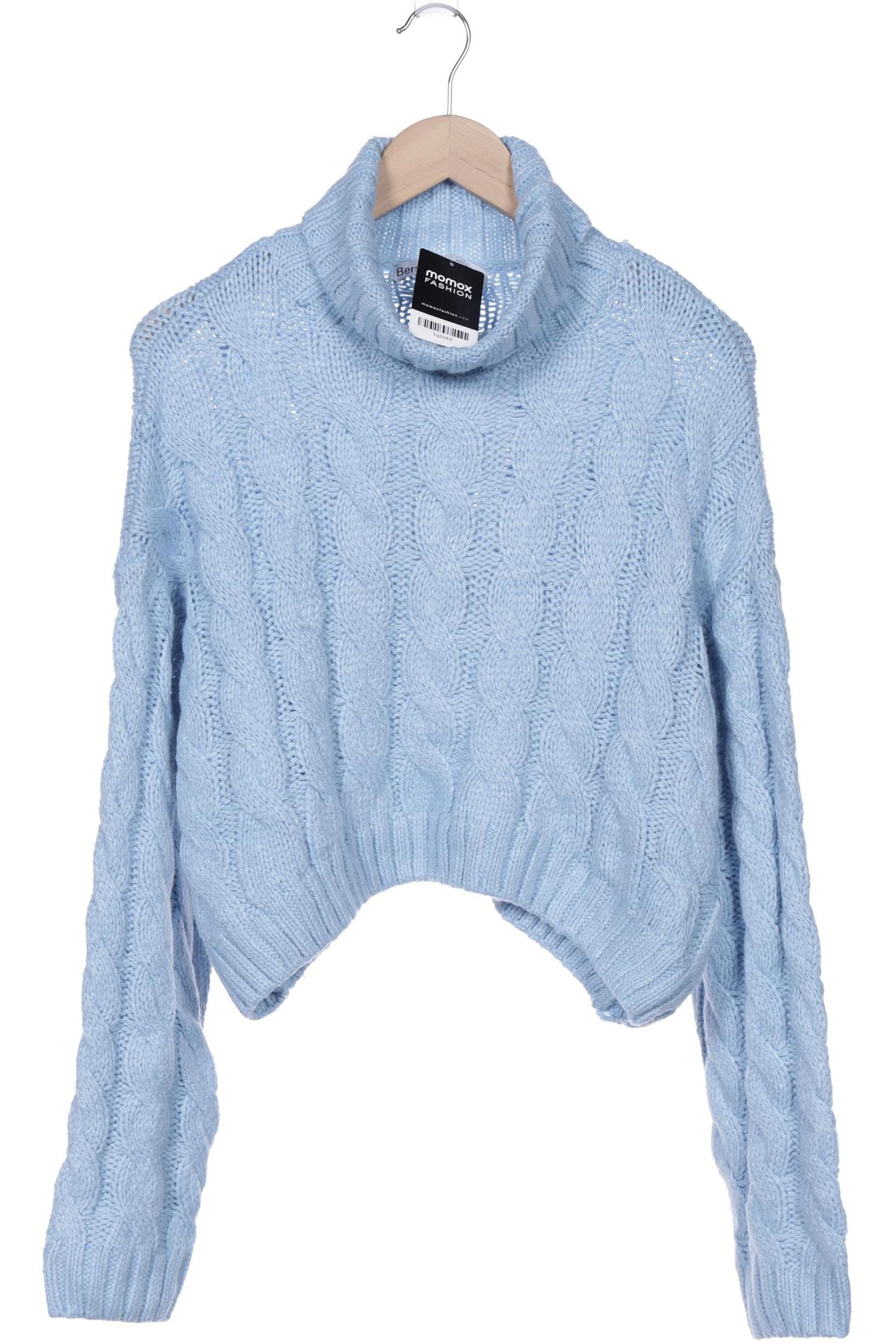 

bershka Damen Pullover, hellblau, Gr. 36