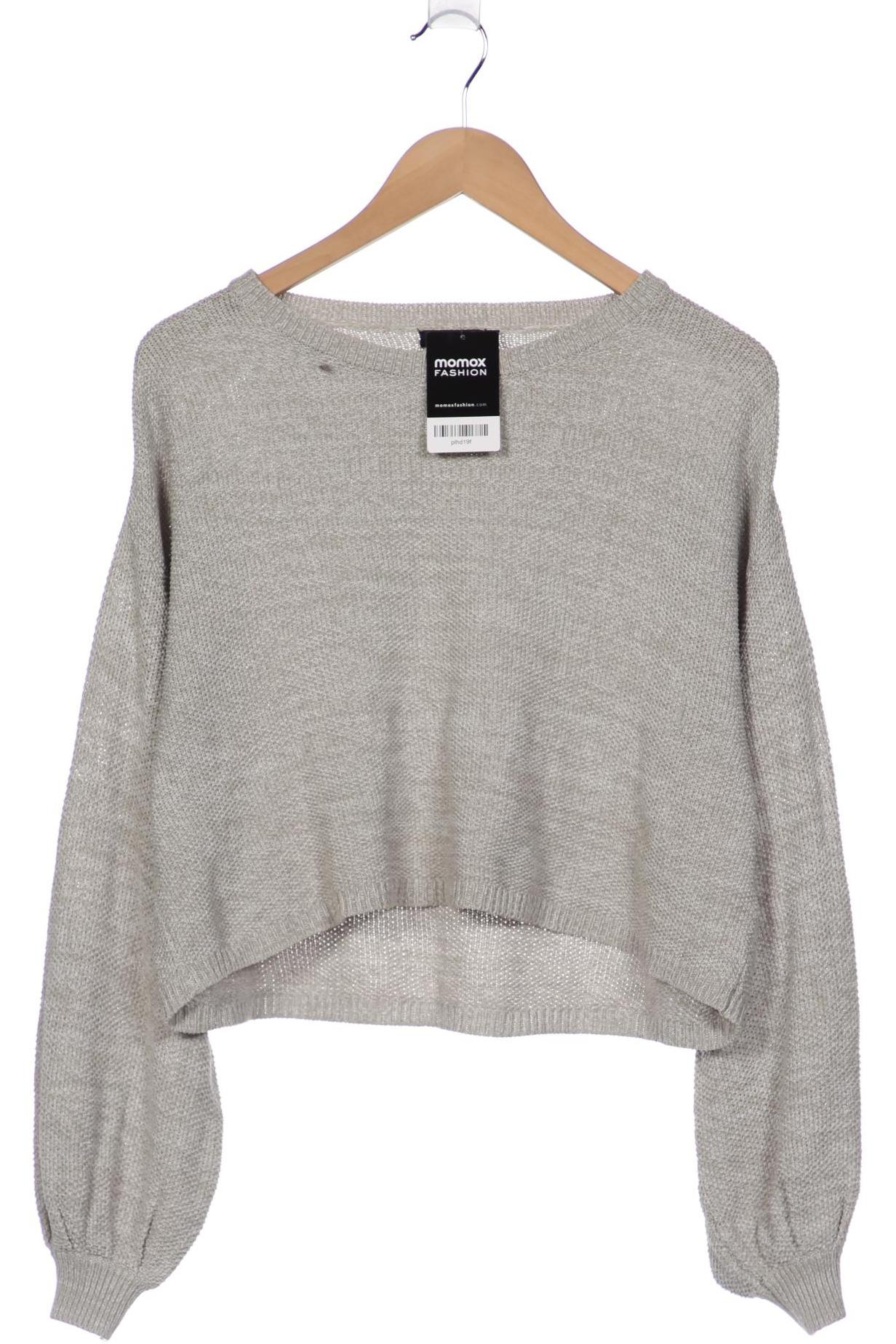 

bershka Damen Pullover, grau, Gr. 36