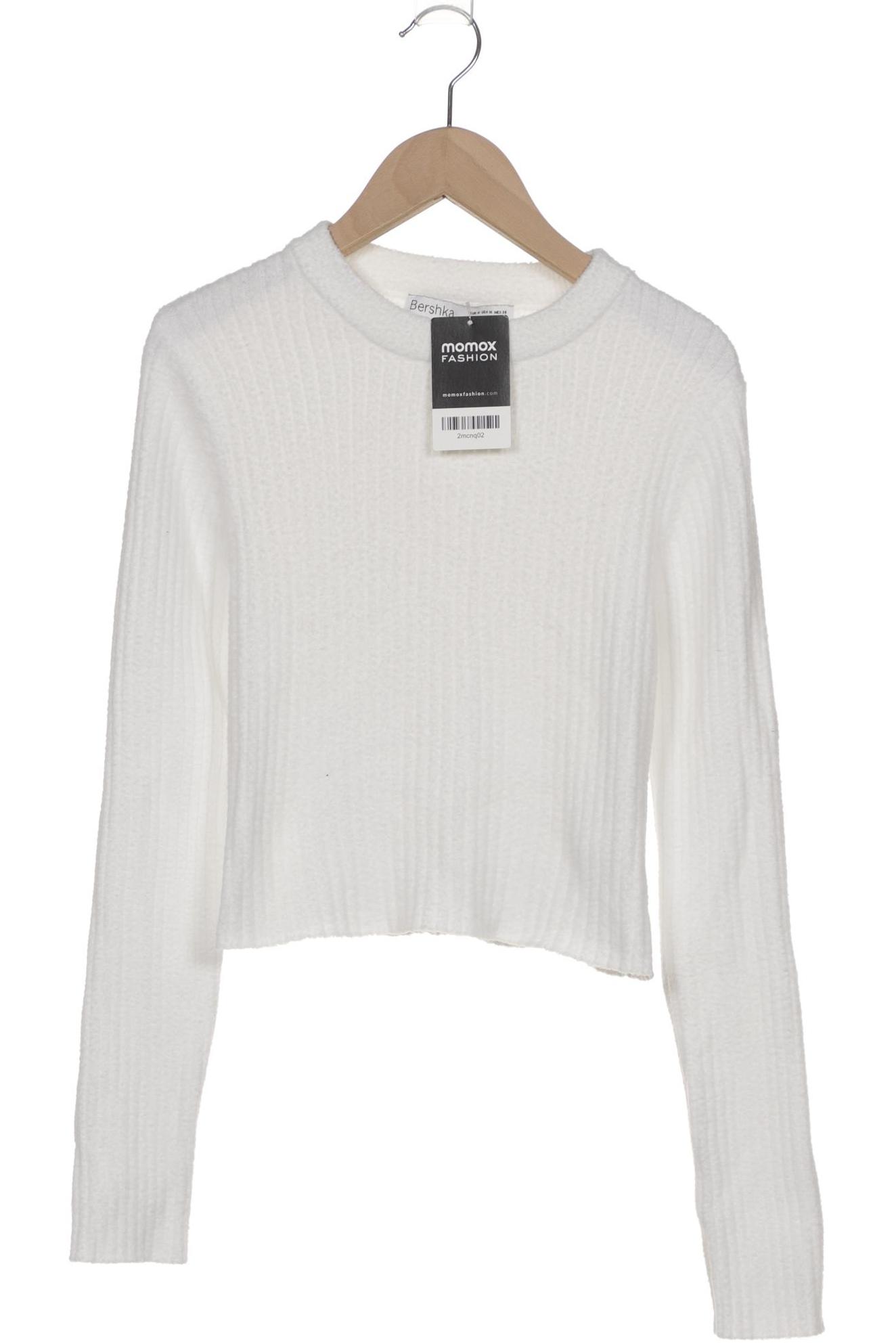 

bershka Damen Pullover, weiß, Gr. 38