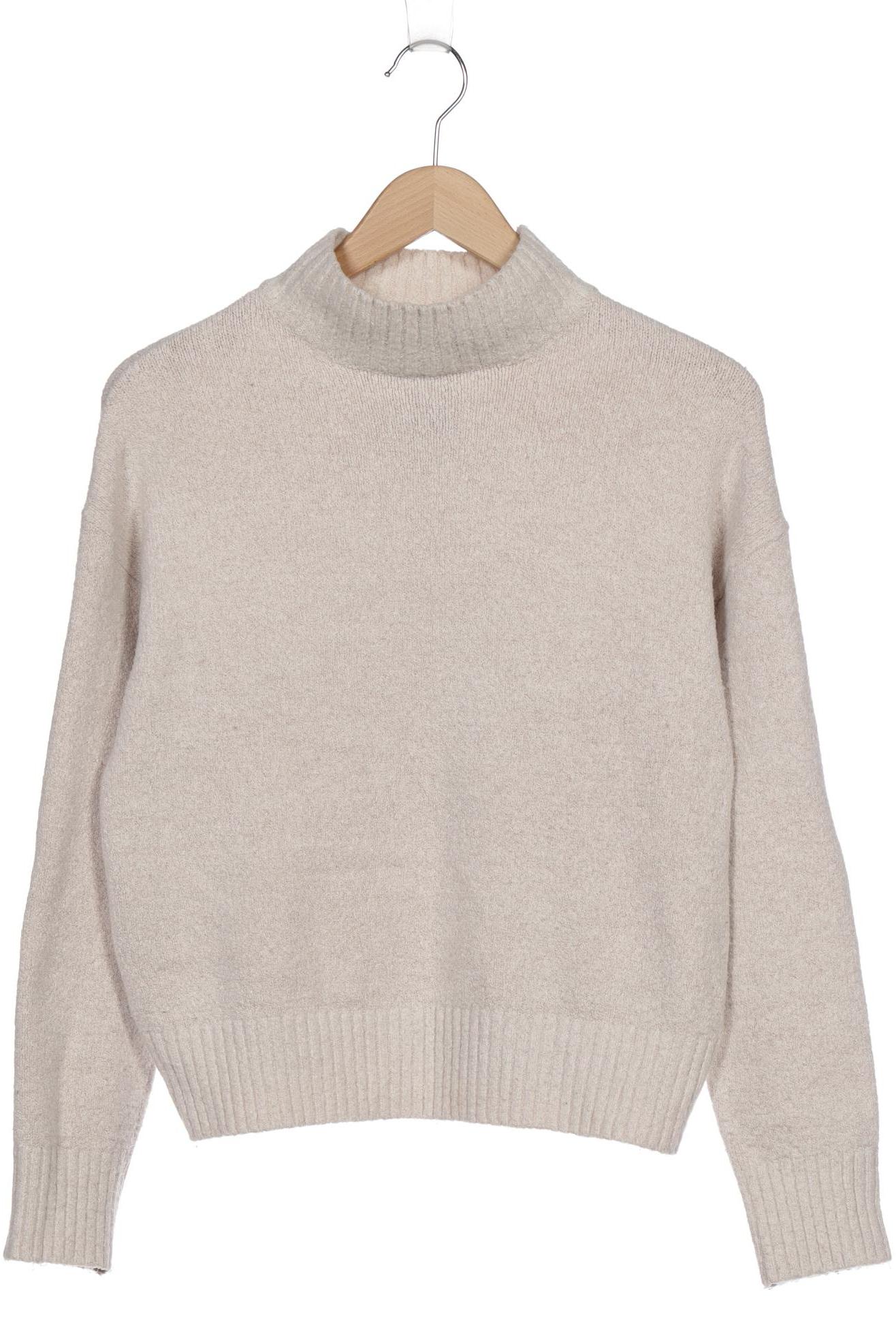 

bershka Damen Pullover, cremeweiß, Gr. 36