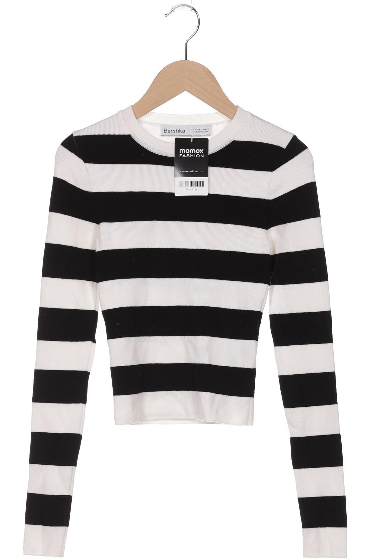 

bershka Damen Pullover, weiß, Gr. 36