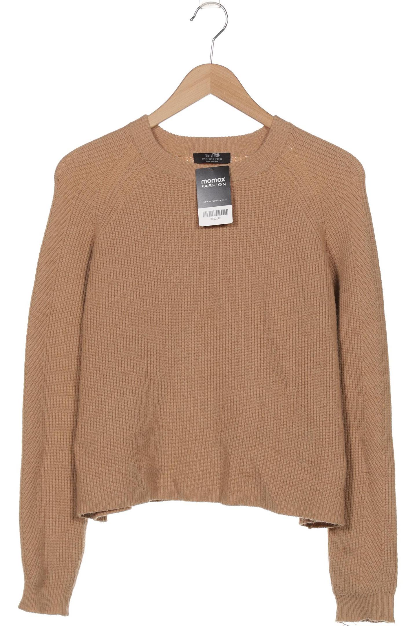 

bershka Damen Pullover, beige, Gr. 36