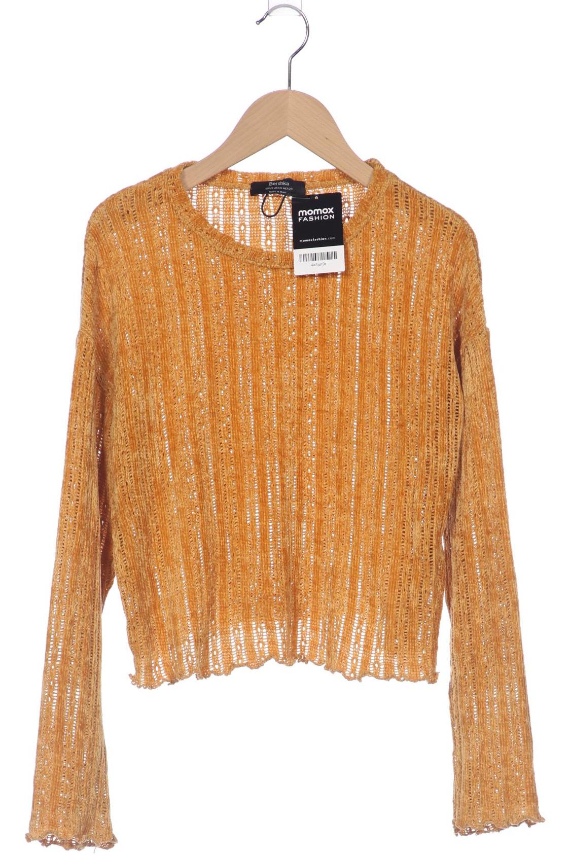 

bershka Damen Pullover, orange, Gr. 36