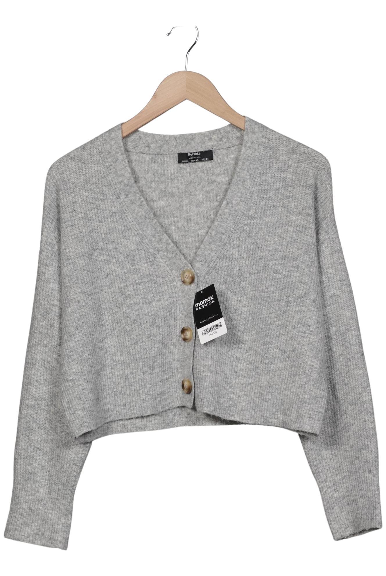 

bershka Damen Pullover, grau, Gr. 34