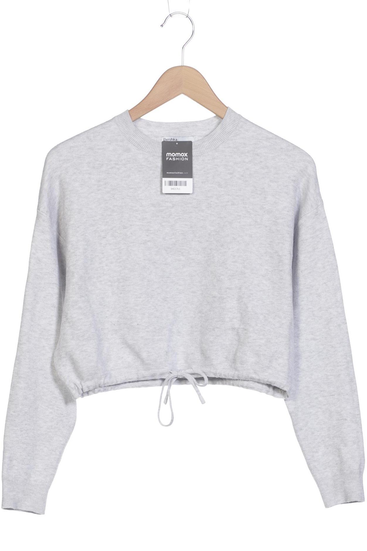 

bershka Damen Pullover, grau, Gr. 36