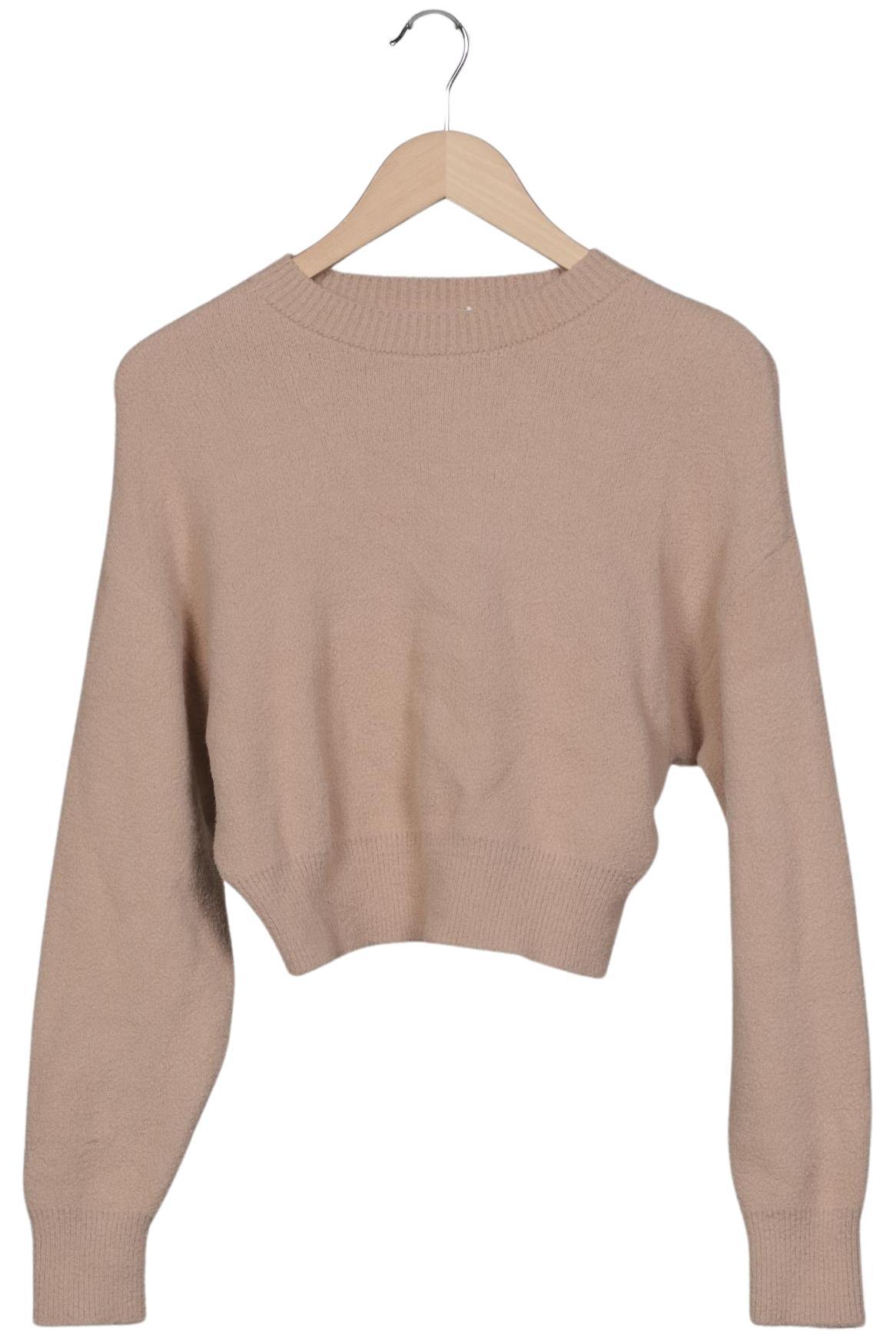 

bershka Damen Pullover, beige, Gr. 36