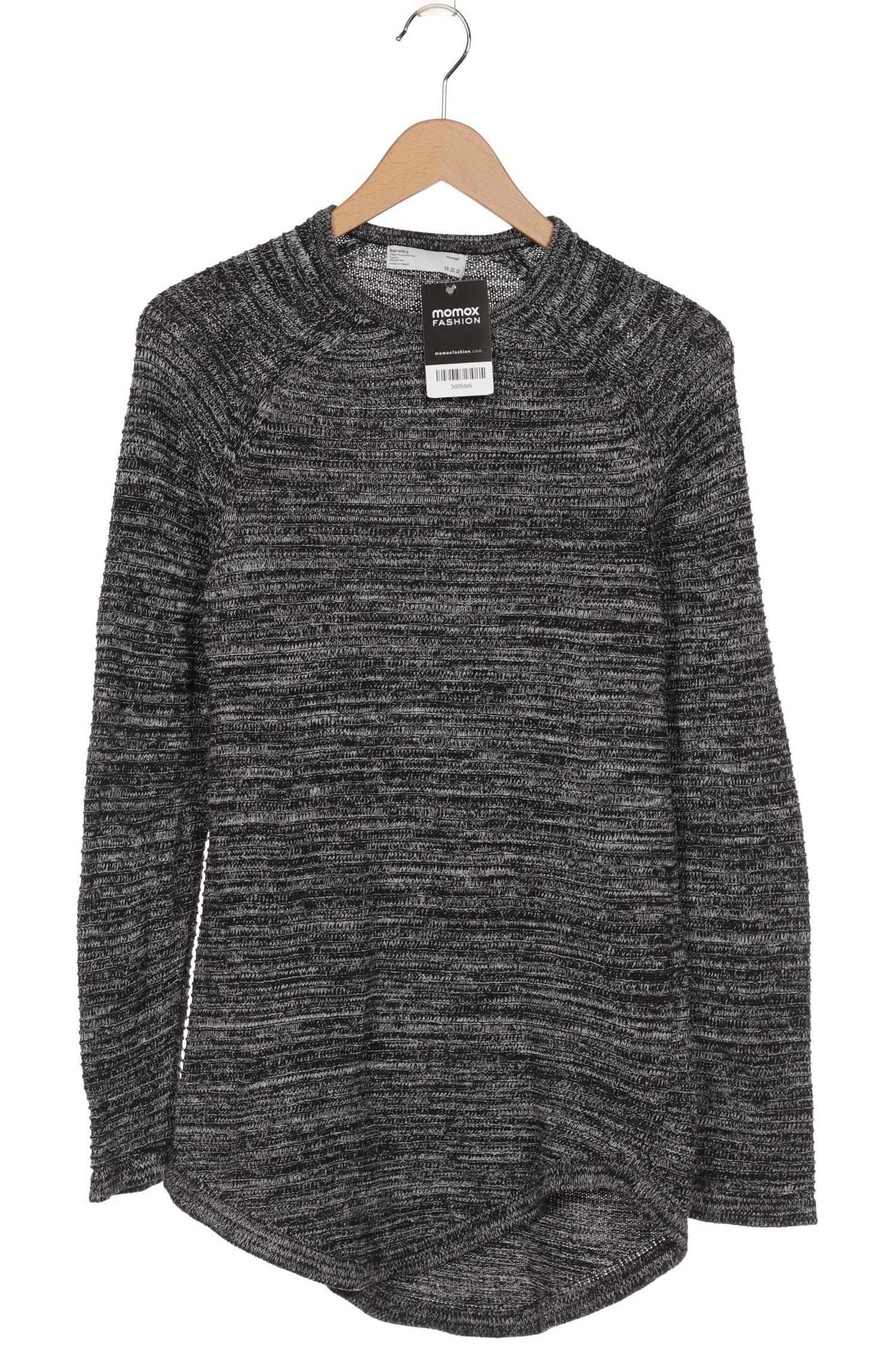 

bershka Damen Pullover, grau, Gr. 34