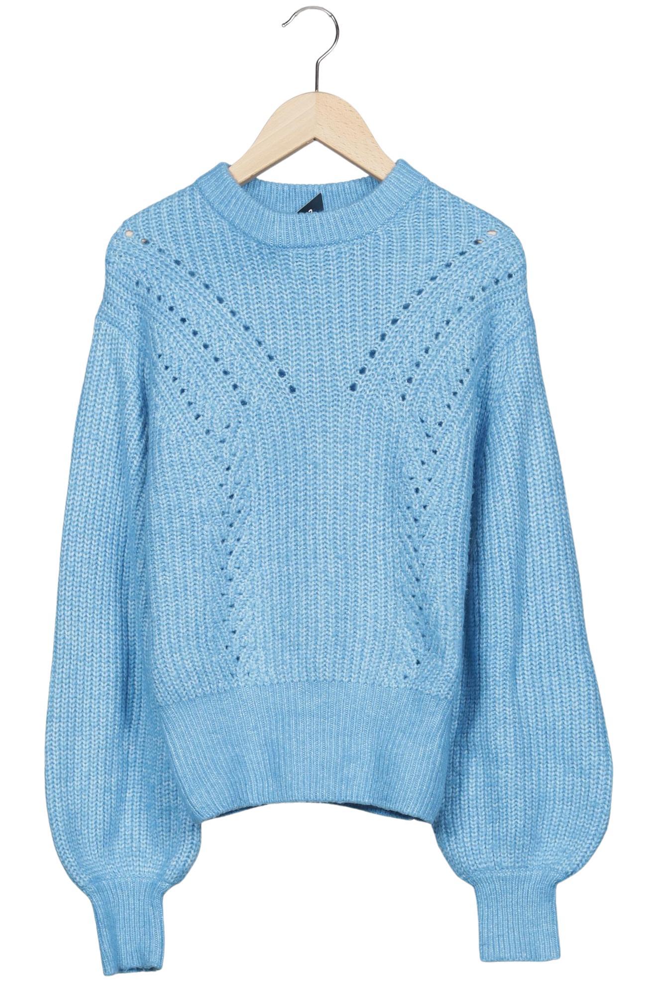 

bershka Damen Pullover, hellblau, Gr. 34