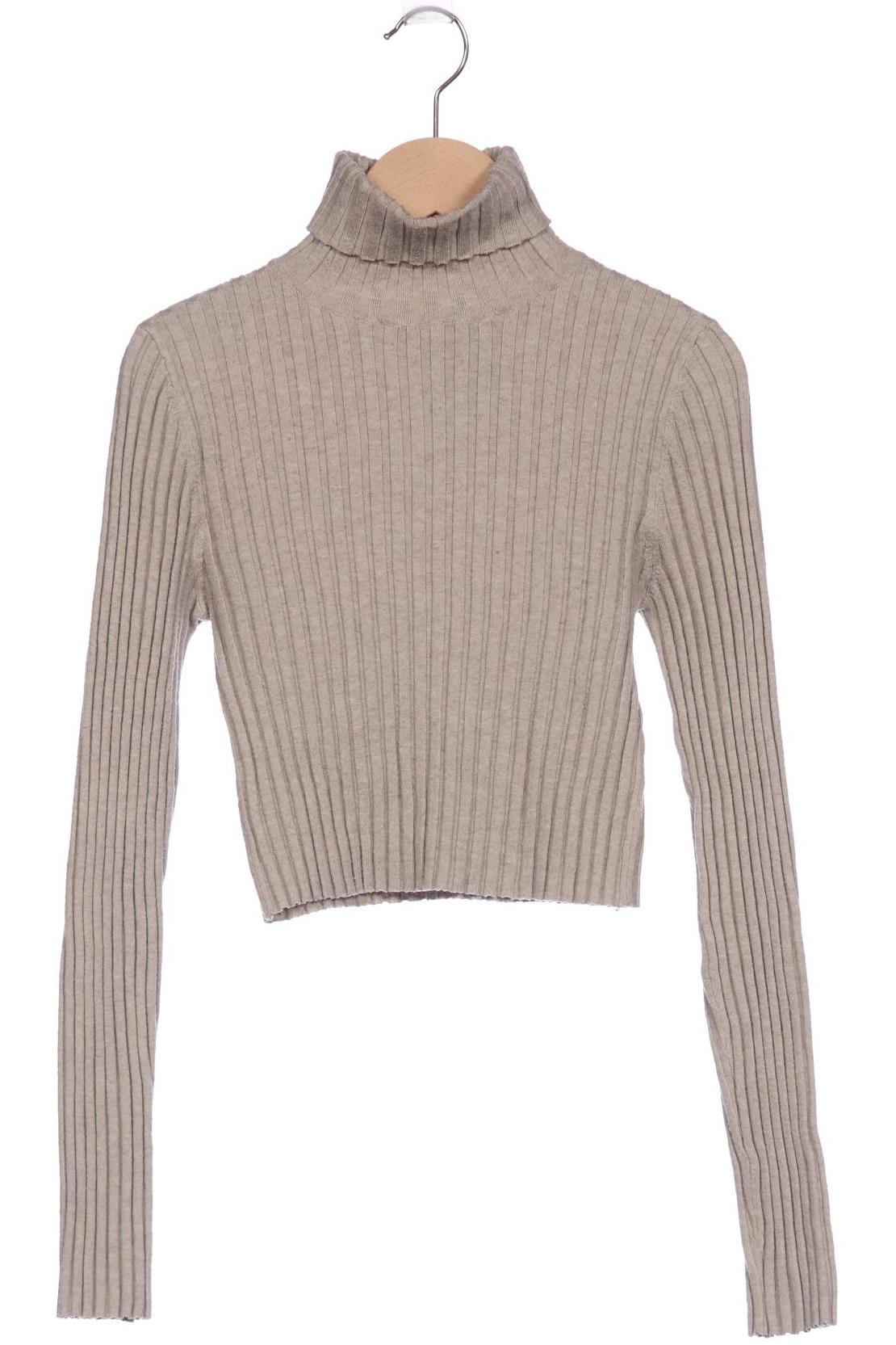 

bershka Damen Pullover, beige, Gr. 36