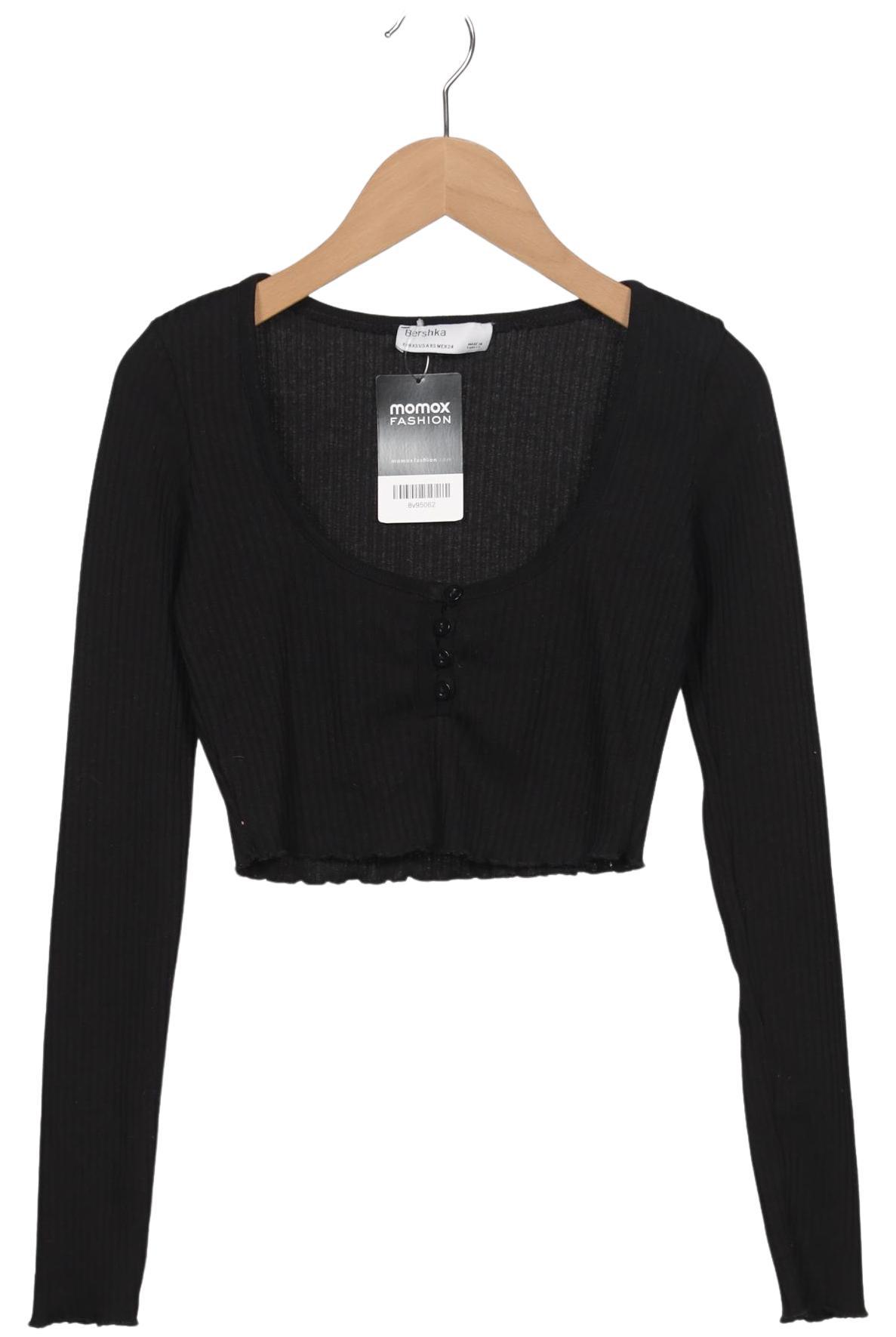 

bershka Damen Pullover, schwarz, Gr. 34