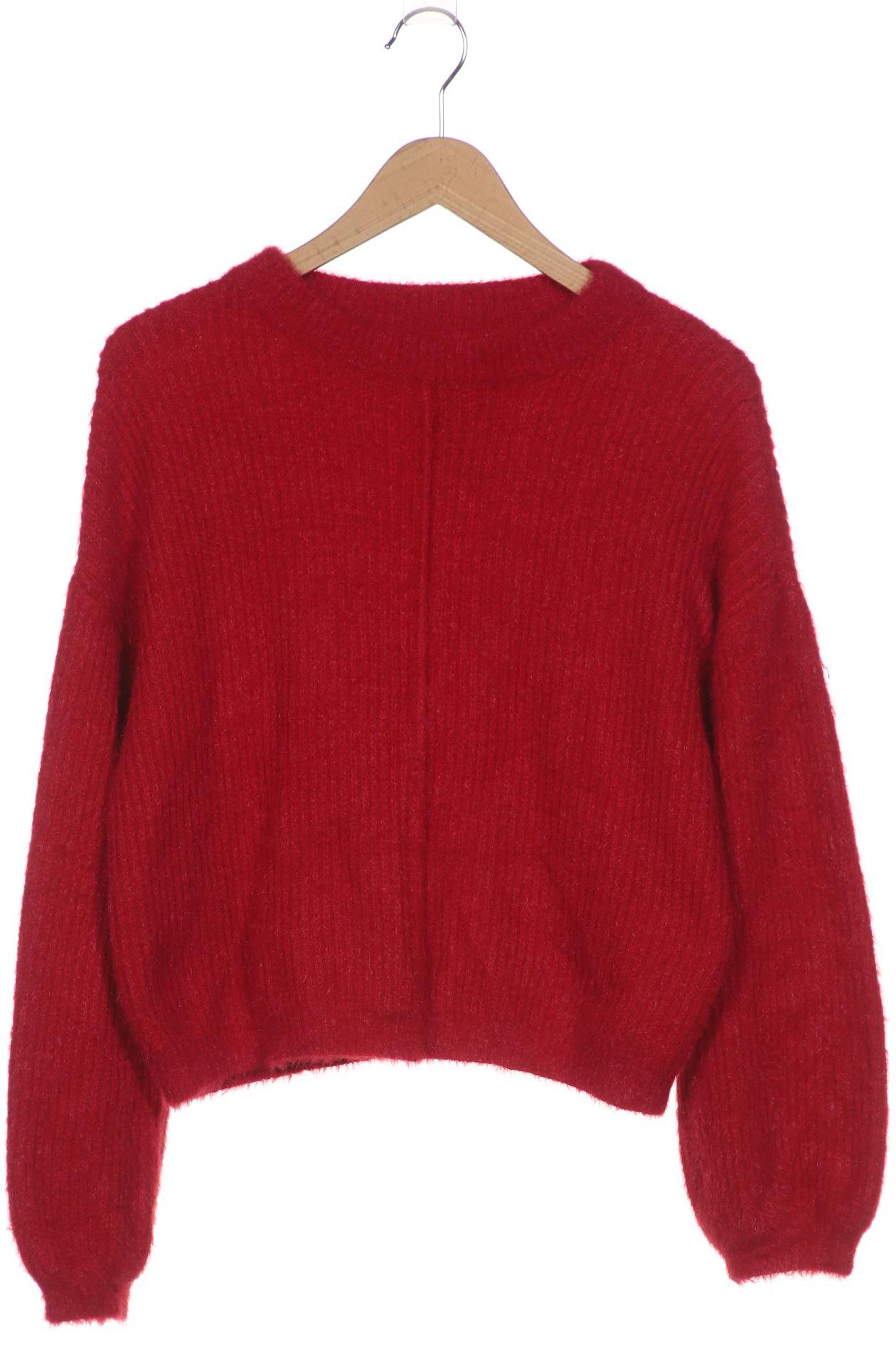 

bershka Damen Pullover, rot, Gr. 38