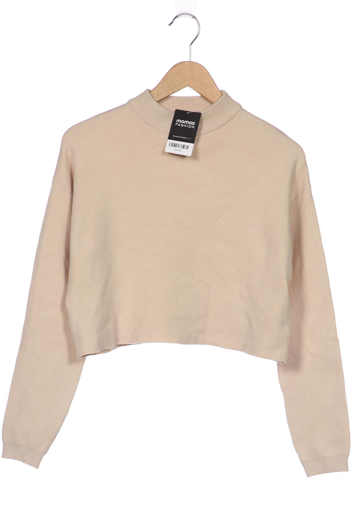 

bershka Damen Pullover, beige