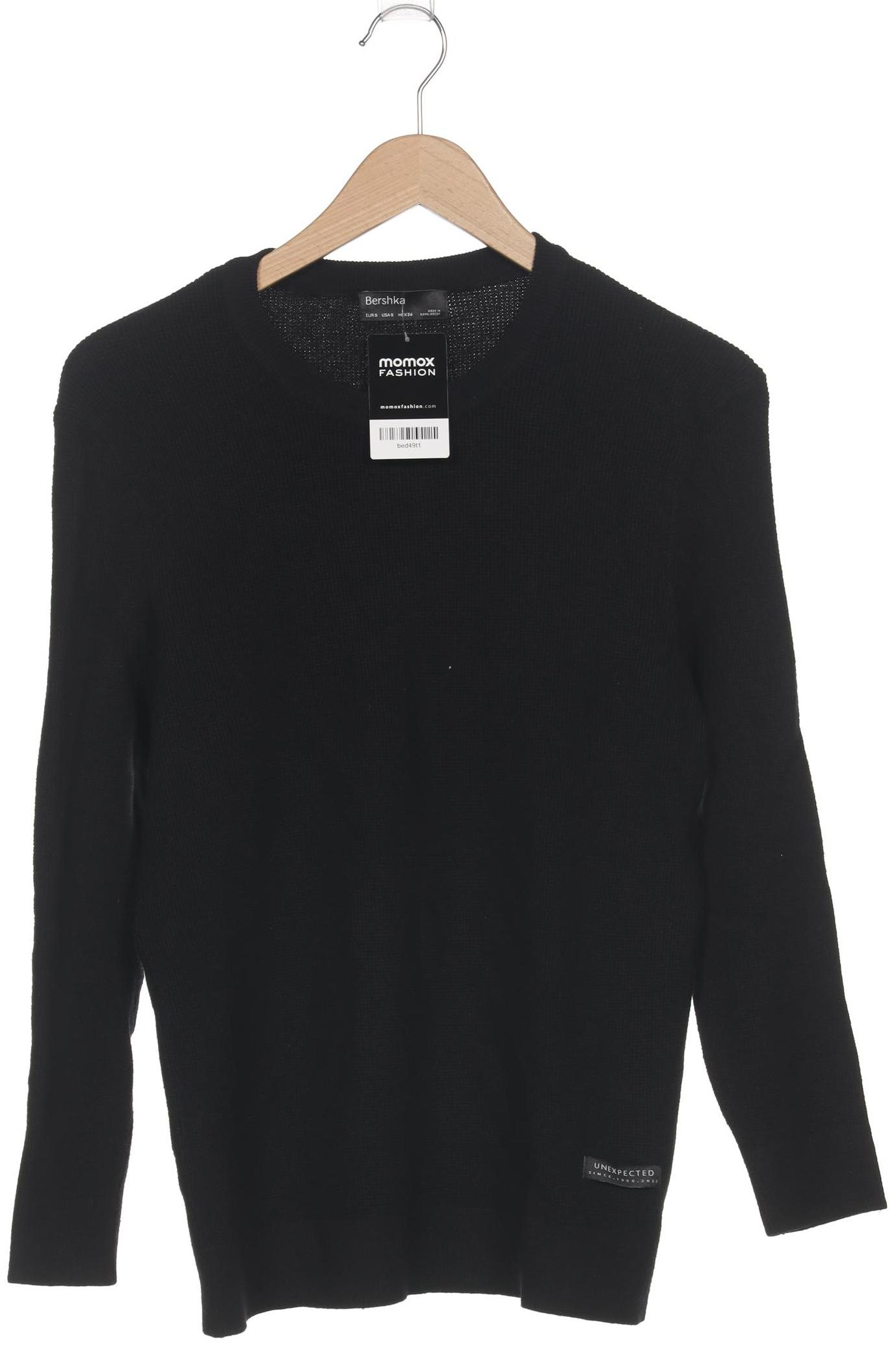 

bershka Damen Pullover, schwarz, Gr. 36