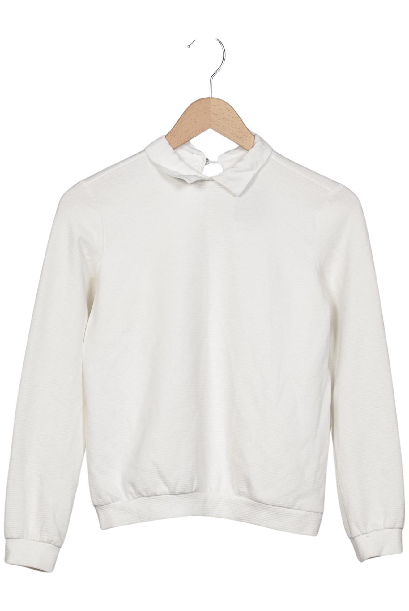 

bershka Damen Pullover, weiß, Gr. 36