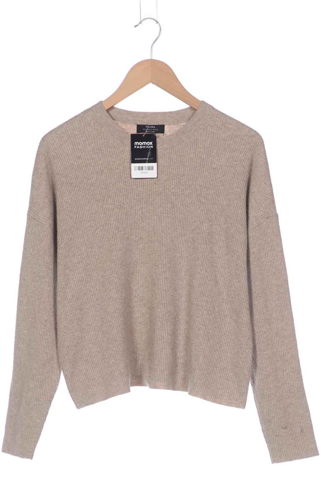 

bershka Damen Pullover, beige, Gr. 38
