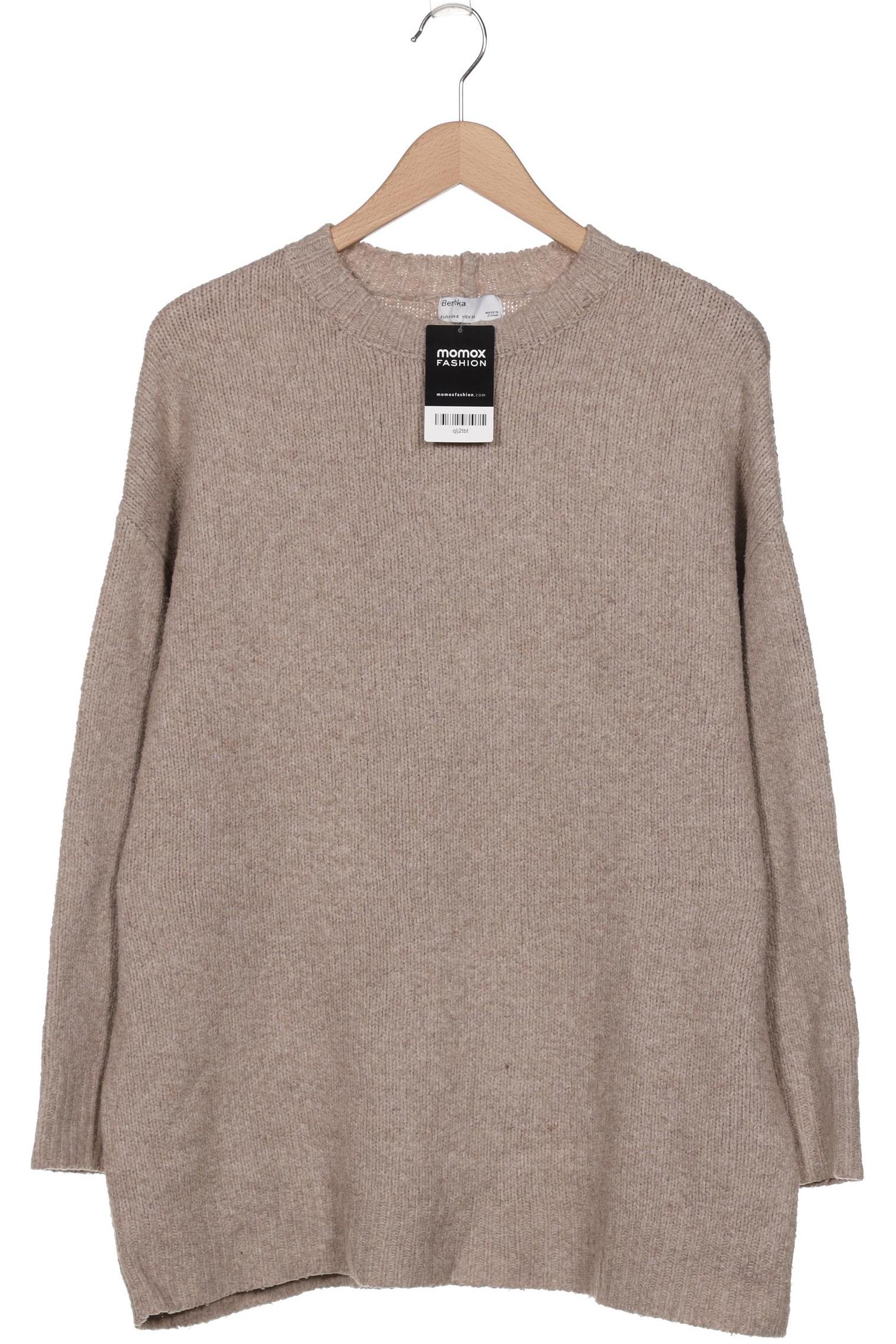 

bershka Damen Pullover, beige, Gr. 36