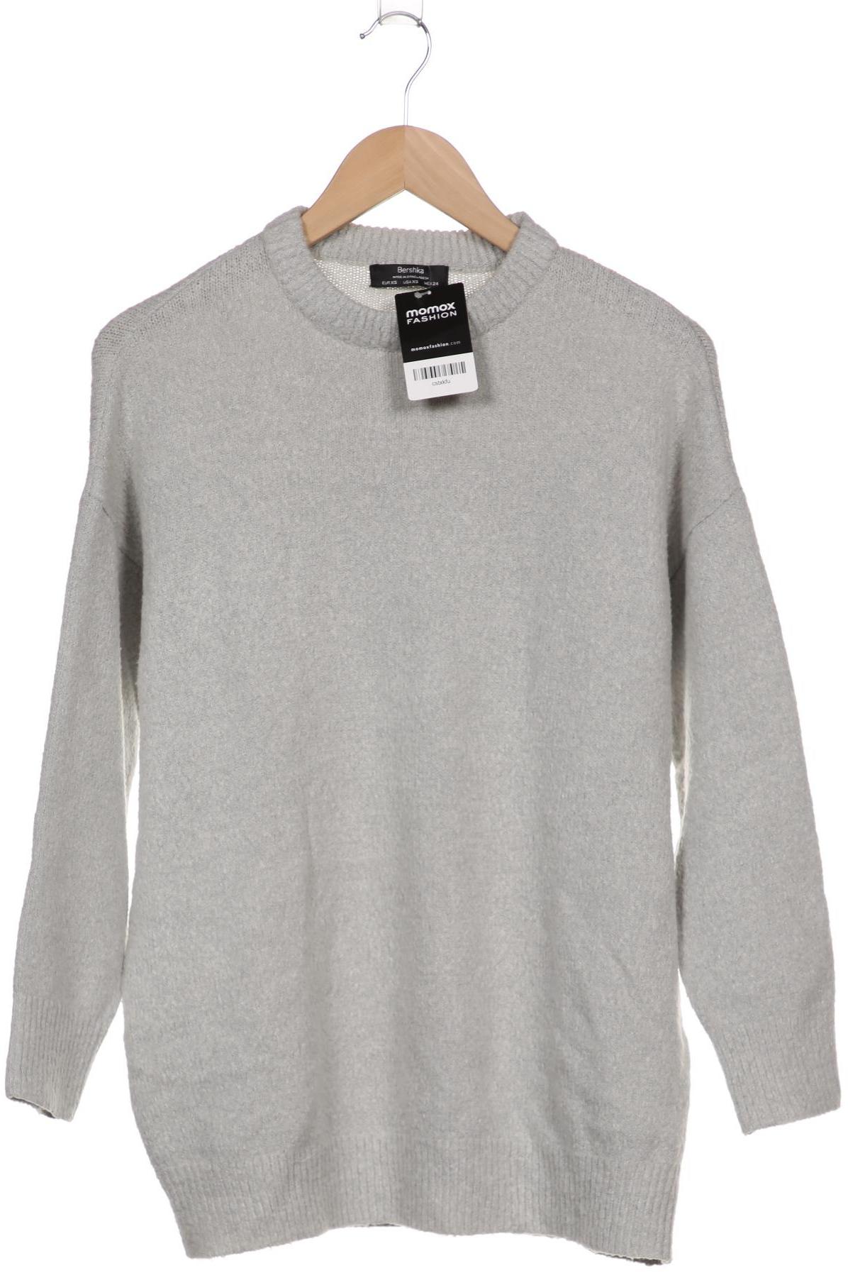 

bershka Damen Pullover, grau, Gr. 34