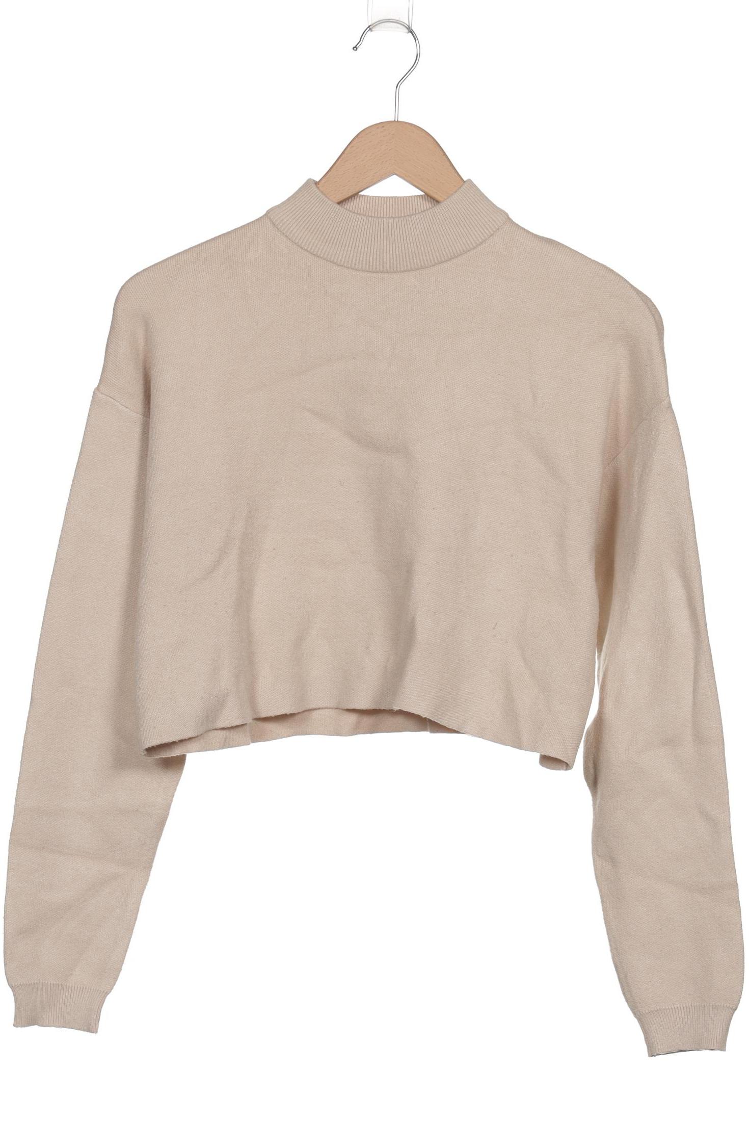 

bershka Damen Pullover, beige, Gr. 36