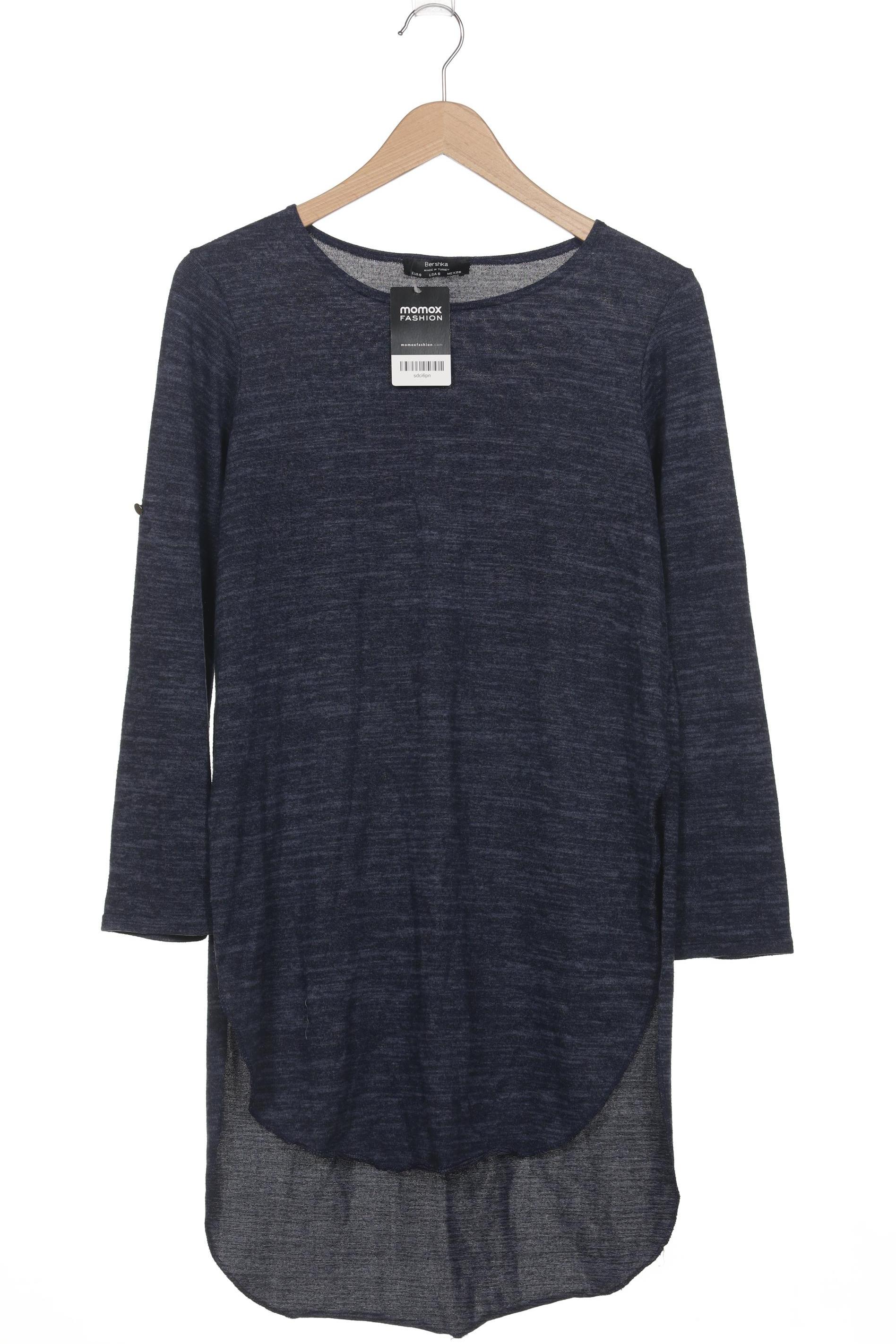 

bershka Damen Pullover, marineblau, Gr. 36