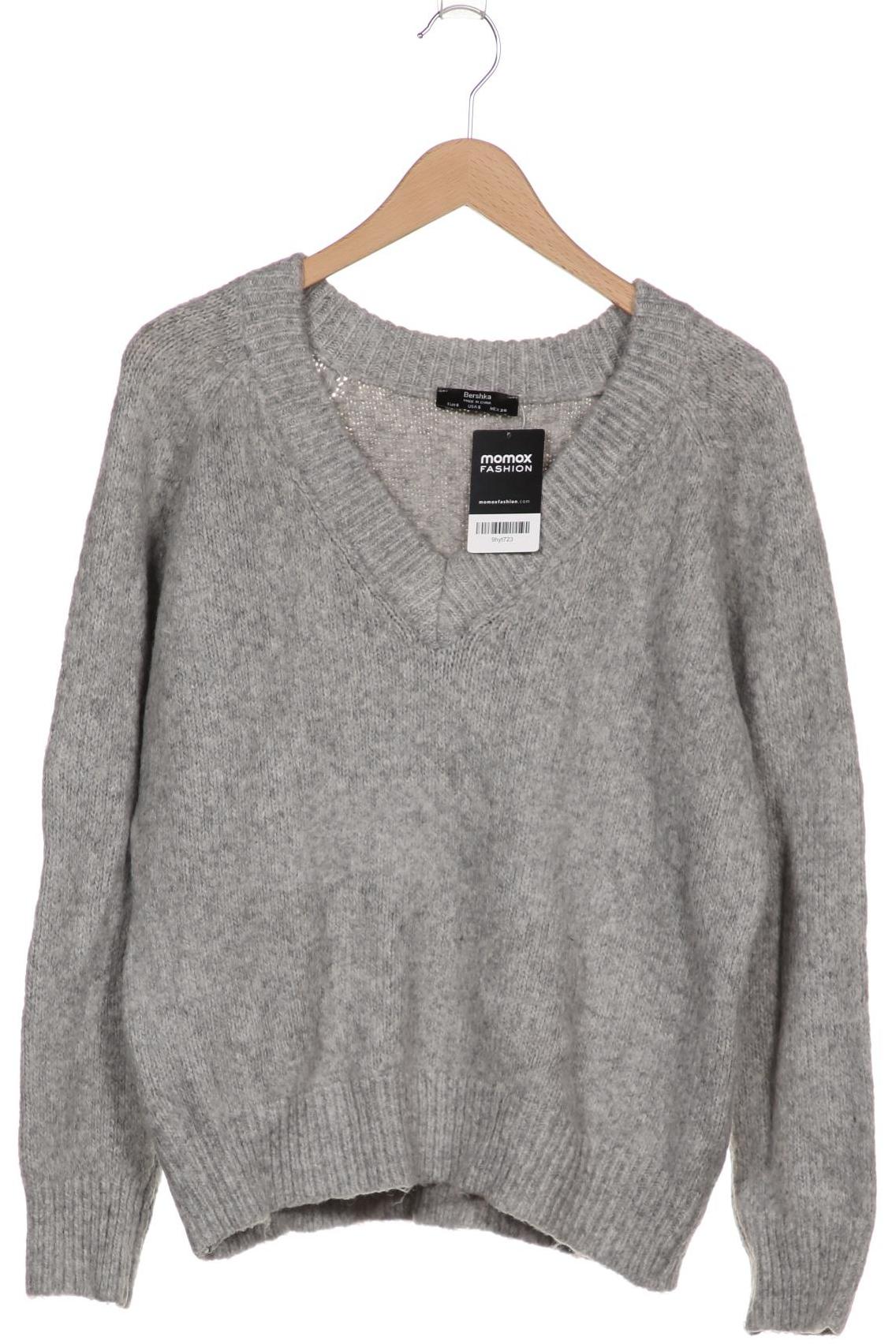 

bershka Damen Pullover, grau, Gr. 36