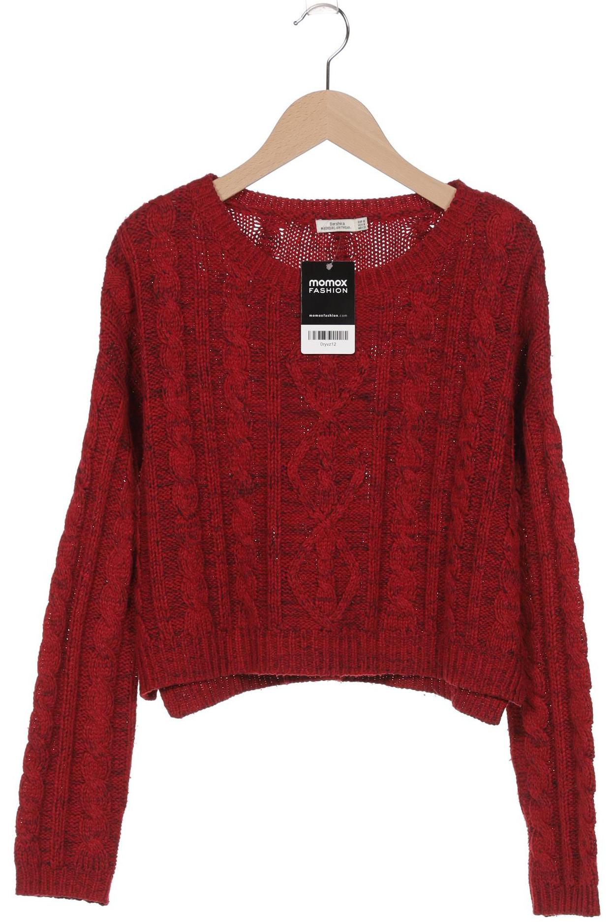 

bershka Damen Pullover, rot, Gr. 38