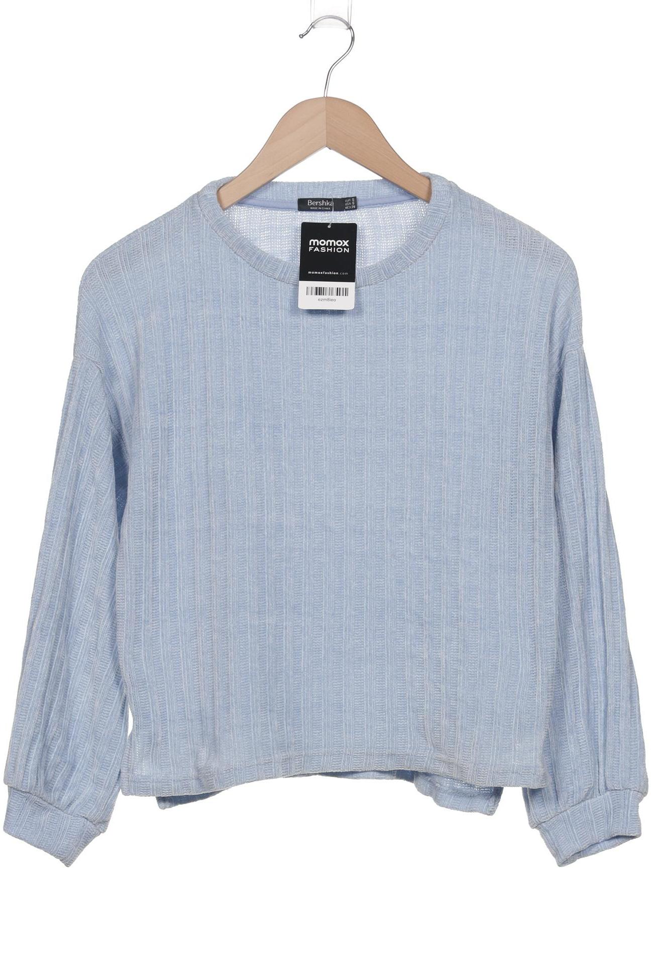 

bershka Damen Pullover, blau, Gr. 36