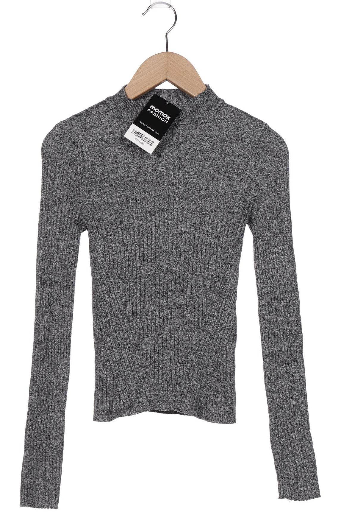 

bershka Damen Pullover, grau, Gr. 34