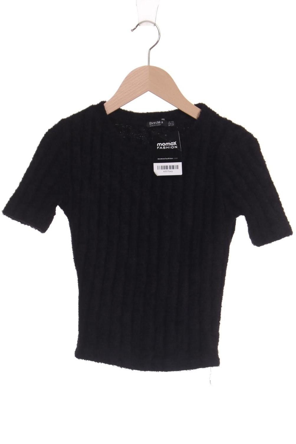 

bershka Damen Pullover, schwarz, Gr. 34