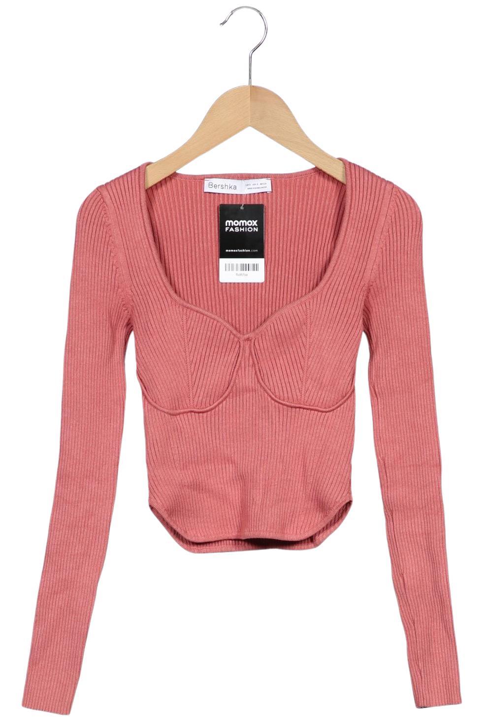 

bershka Damen Pullover, pink, Gr. 36