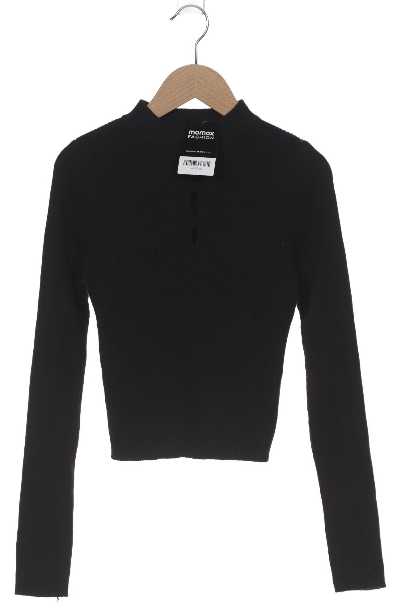 

bershka Damen Pullover, schwarz, Gr. 38