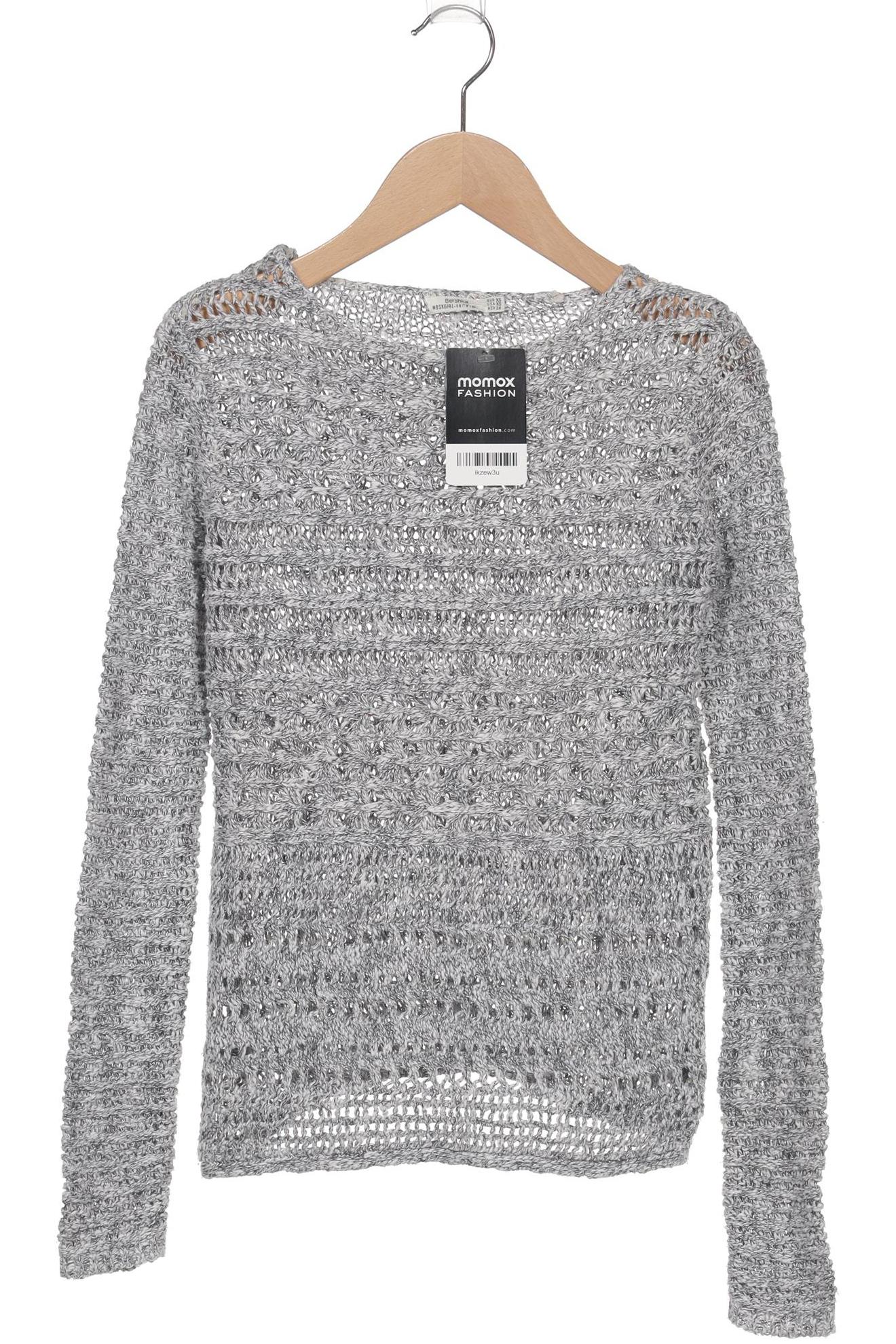 

bershka Damen Pullover, schwarz, Gr. 34