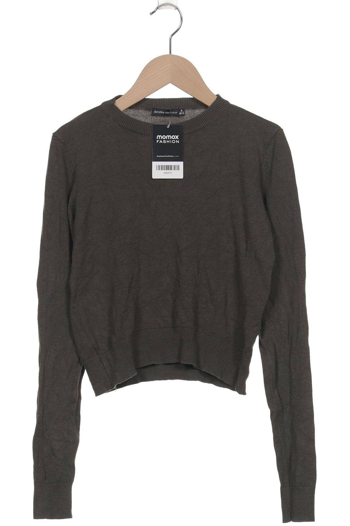 

bershka Damen Pullover, grün, Gr. 38