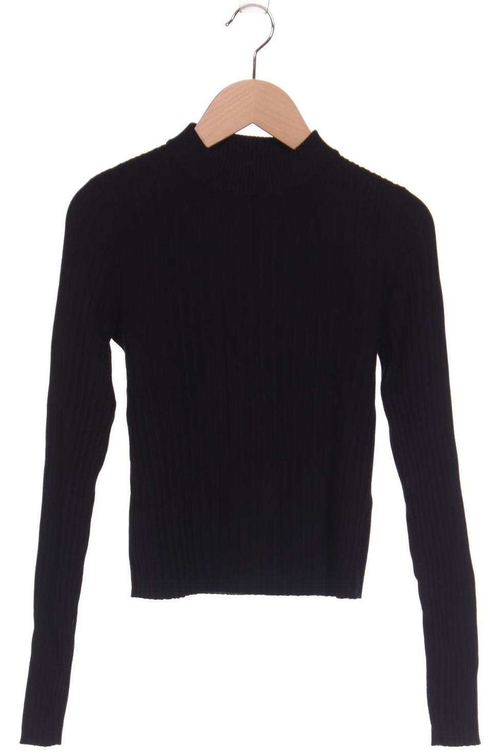 

bershka Damen Pullover, schwarz, Gr. 38