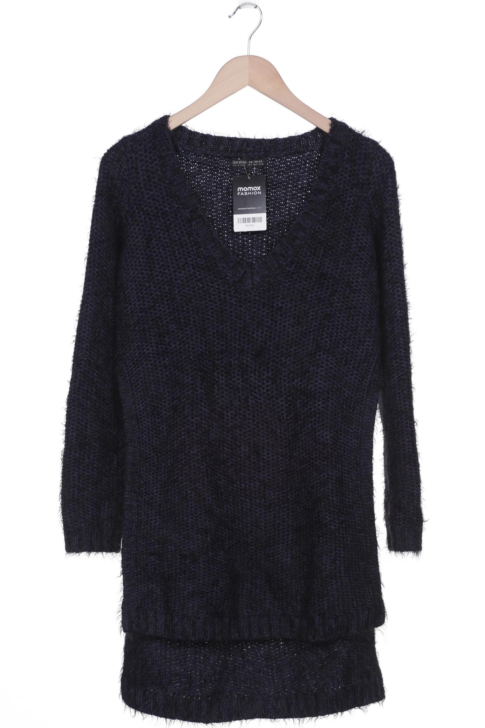 

bershka Damen Pullover, marineblau