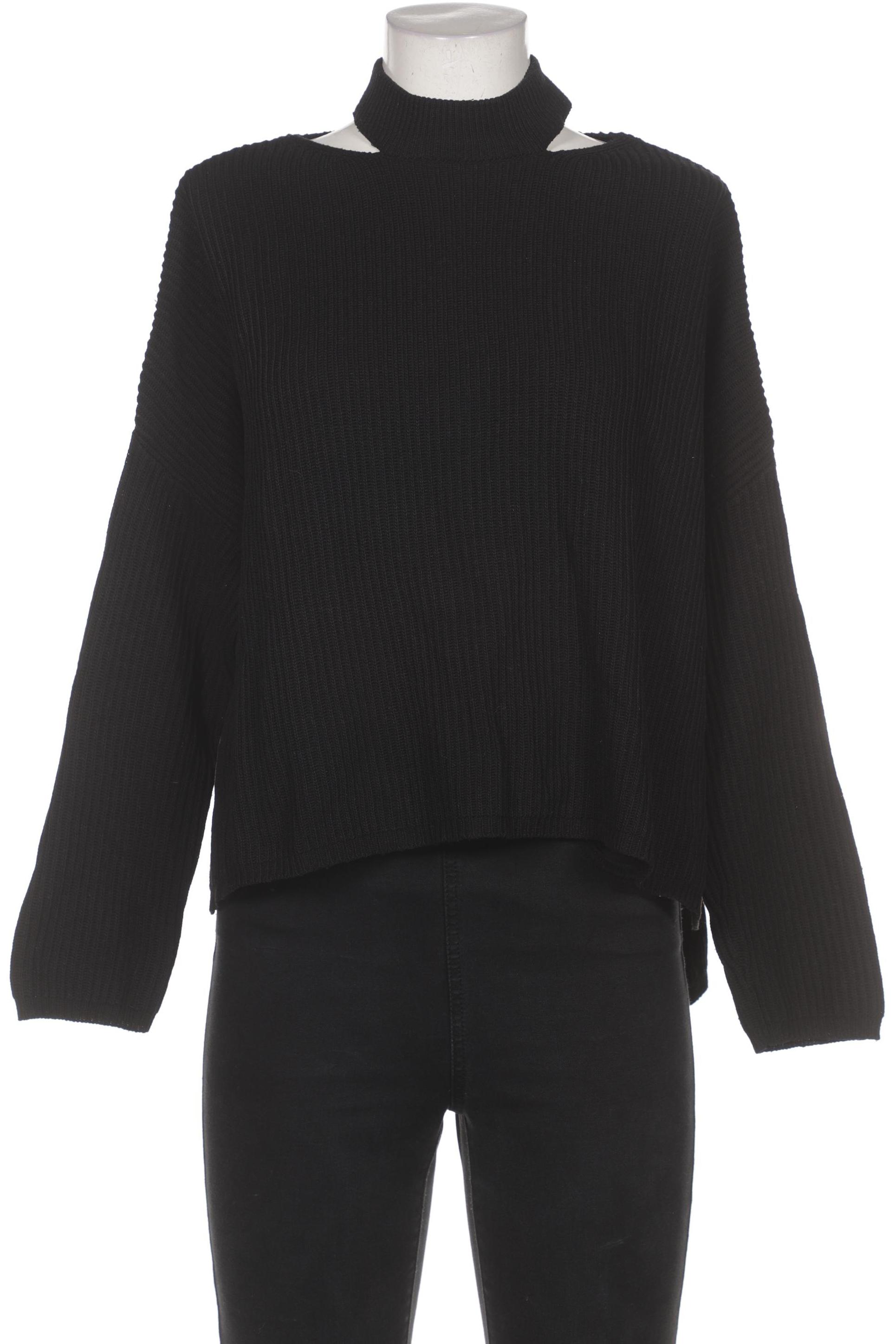 

bershka Damen Pullover, schwarz, Gr. 42