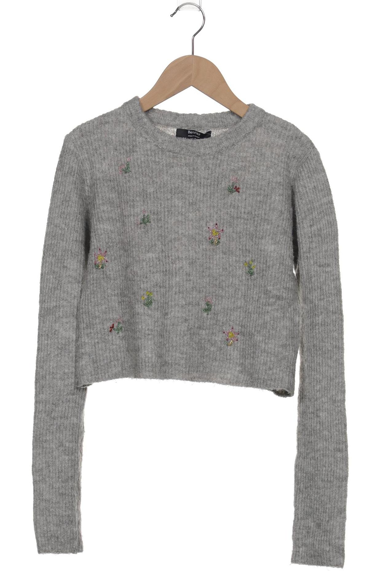 

bershka Damen Pullover, grau, Gr. 36