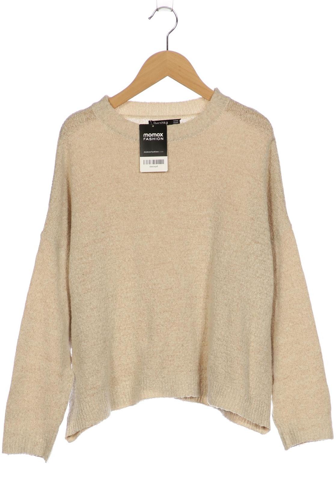 

bershka Damen Pullover, beige, Gr. 34