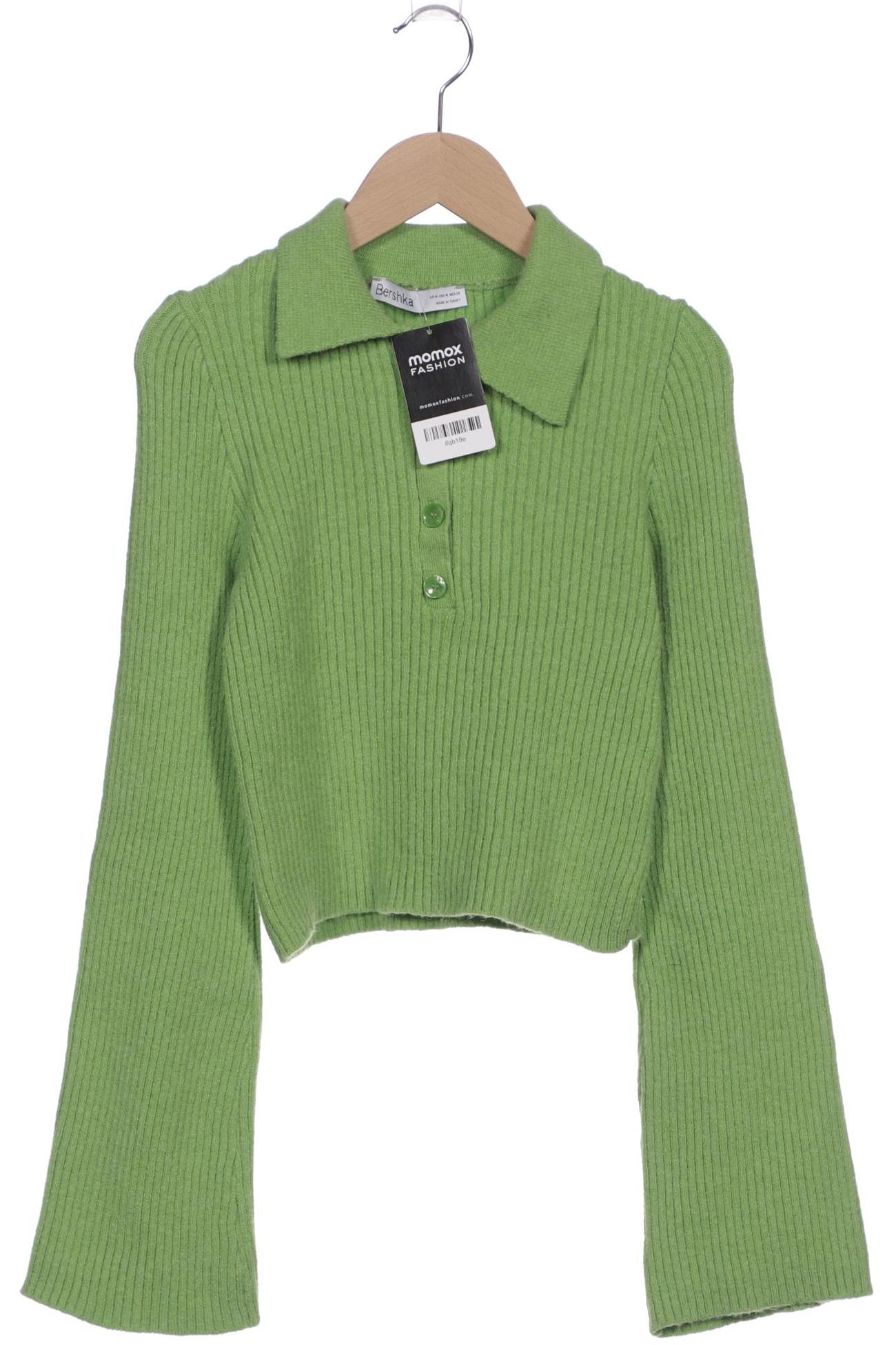 

bershka Damen Pullover, grün, Gr. 38