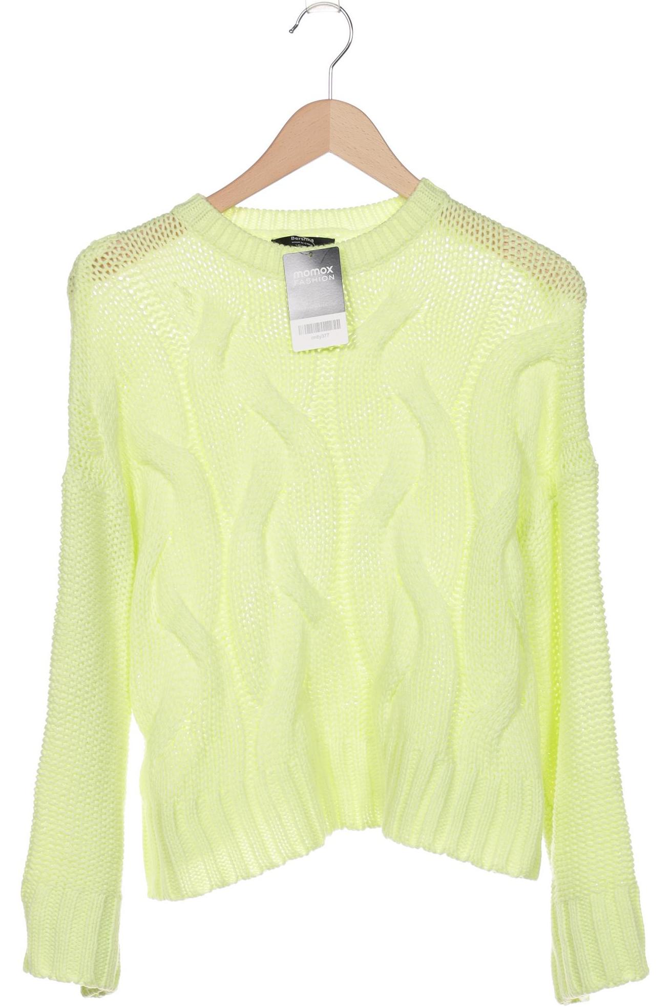 

bershka Damen Pullover, hellgrün, Gr. 36
