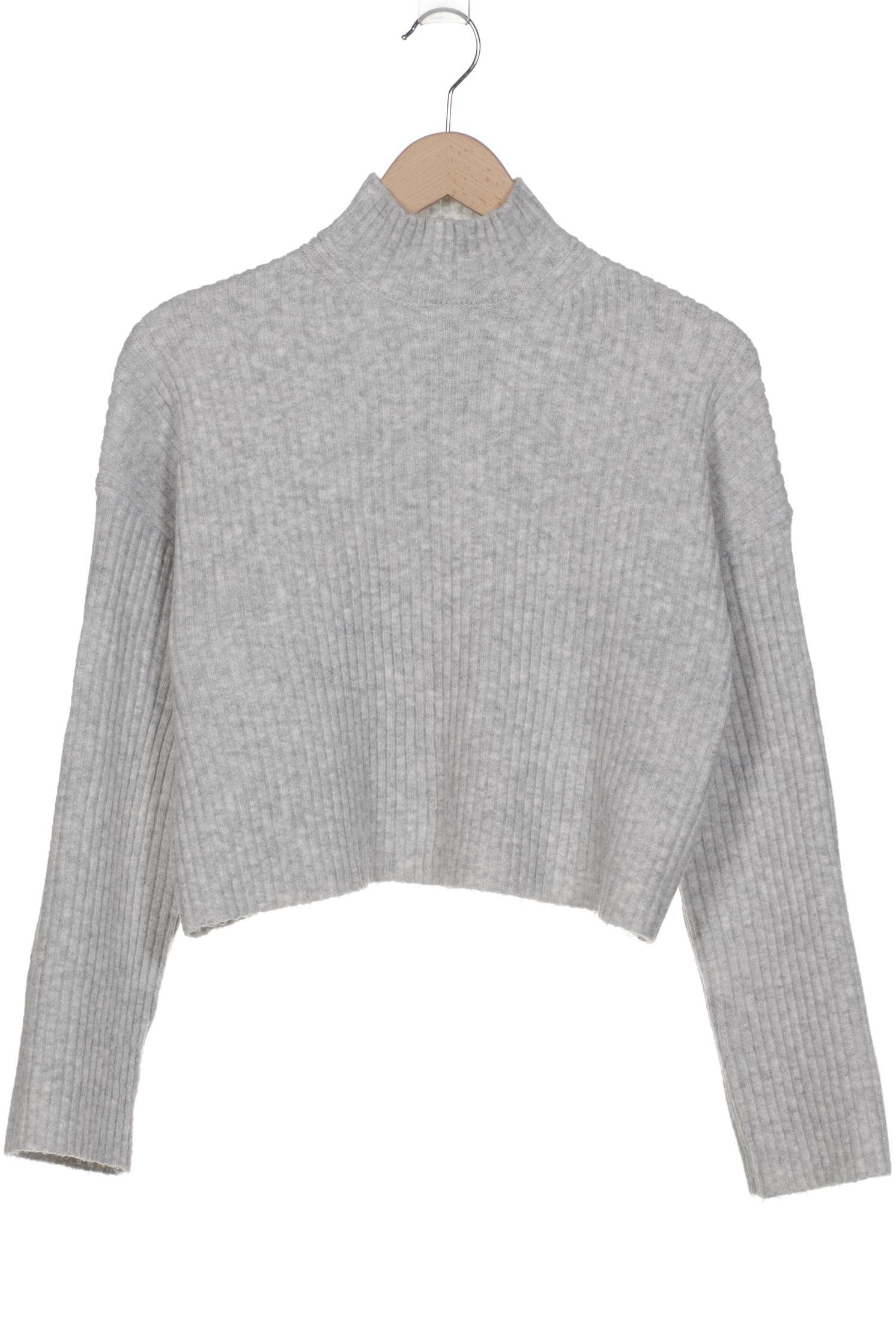 

bershka Damen Pullover, grau, Gr. 34
