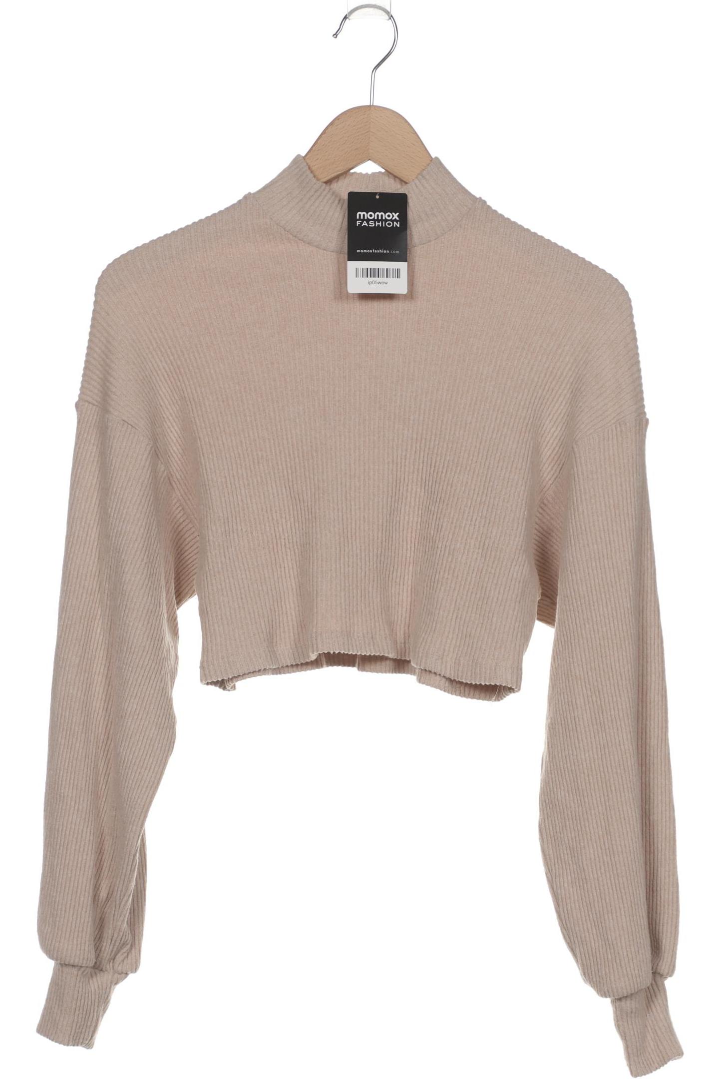 

bershka Damen Pullover, beige, Gr. 34