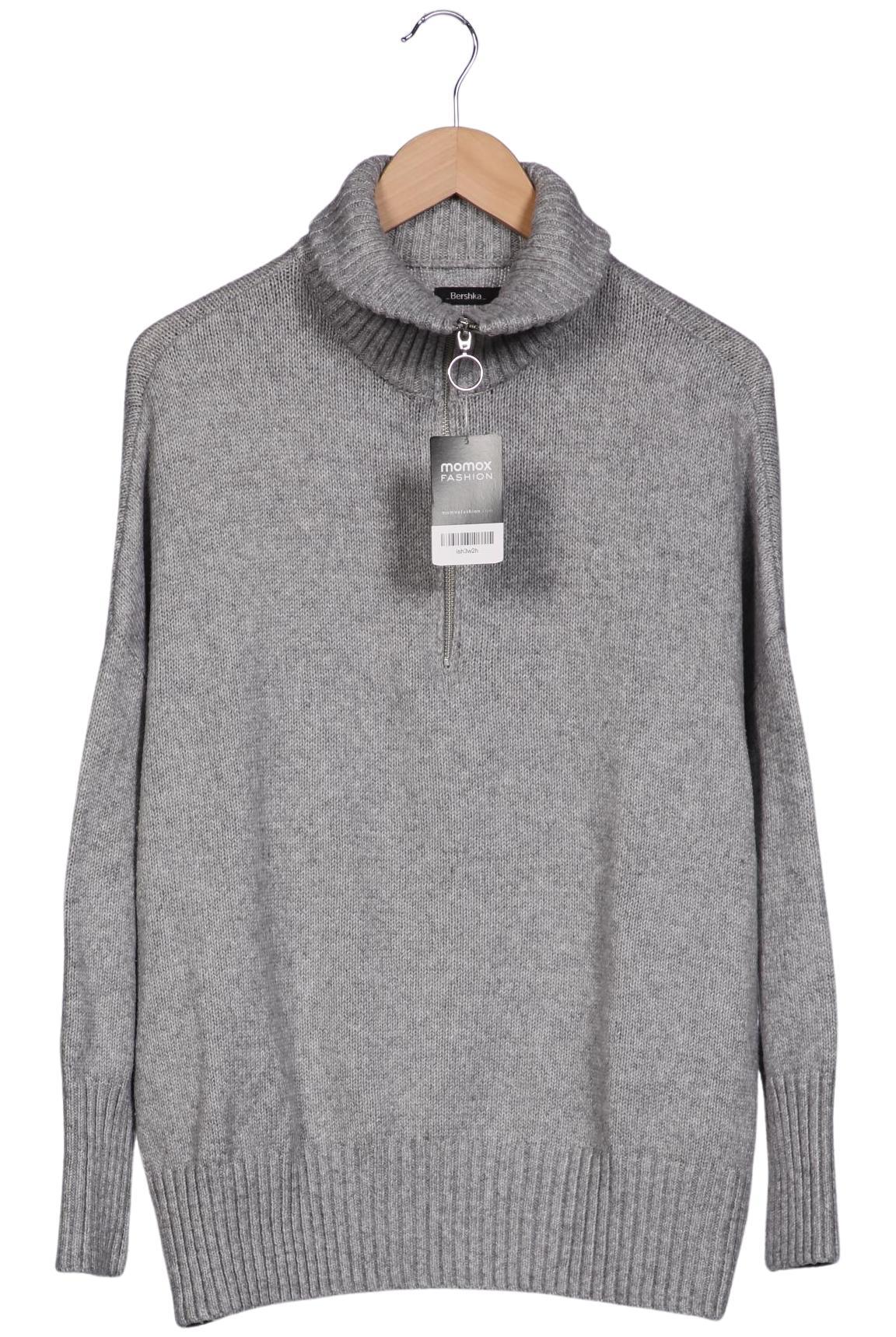 

bershka Damen Pullover, grau, Gr. 36