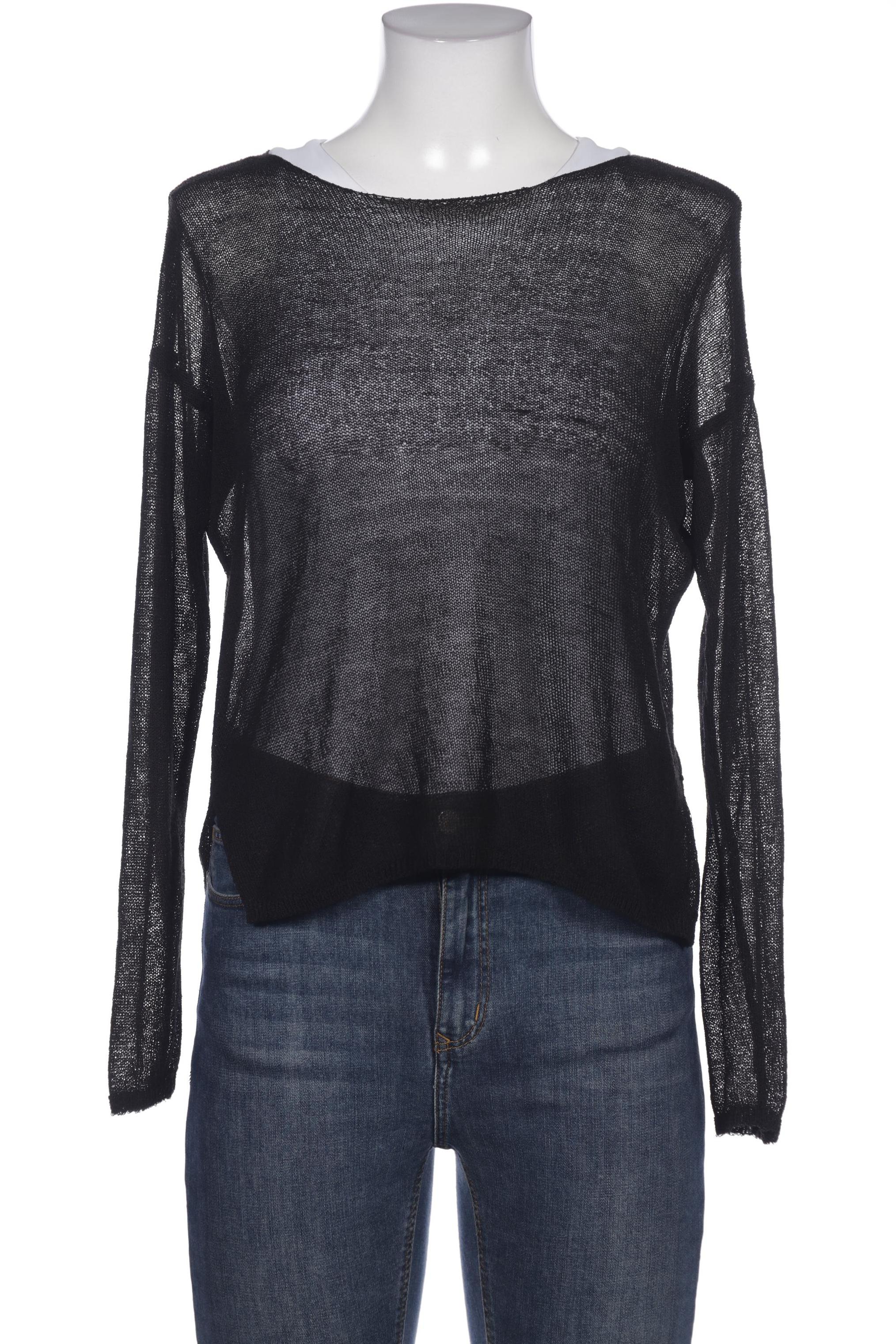 

bershka Damen Pullover, schwarz