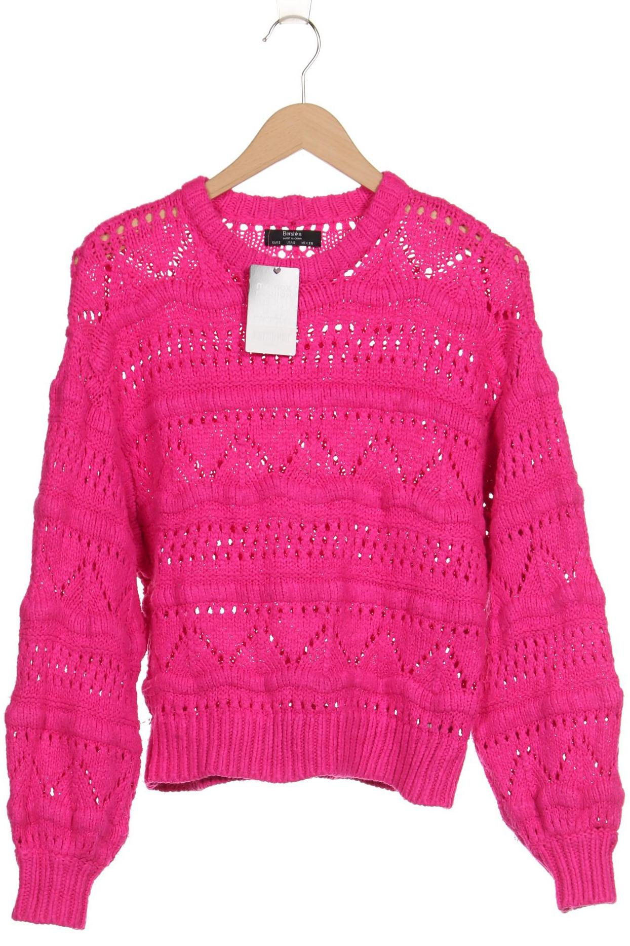 

bershka Damen Pullover, pink, Gr. 36
