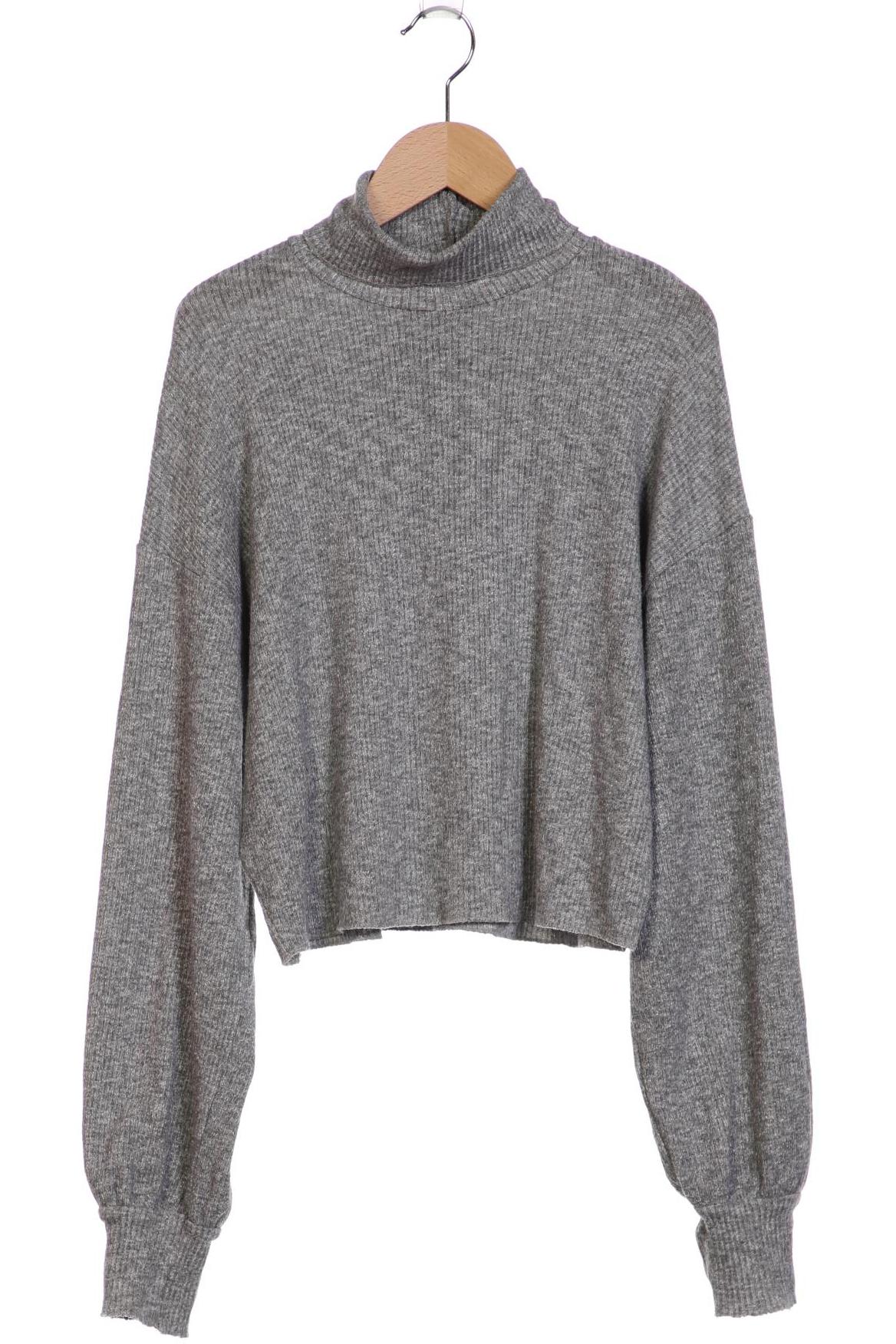 

bershka Damen Pullover, grau, Gr. 36