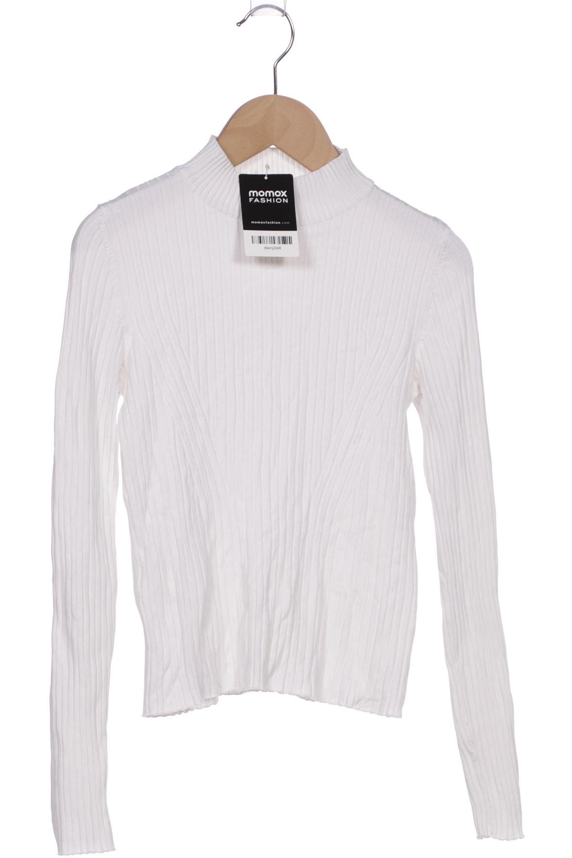 

bershka Damen Pullover, weiß, Gr. 34