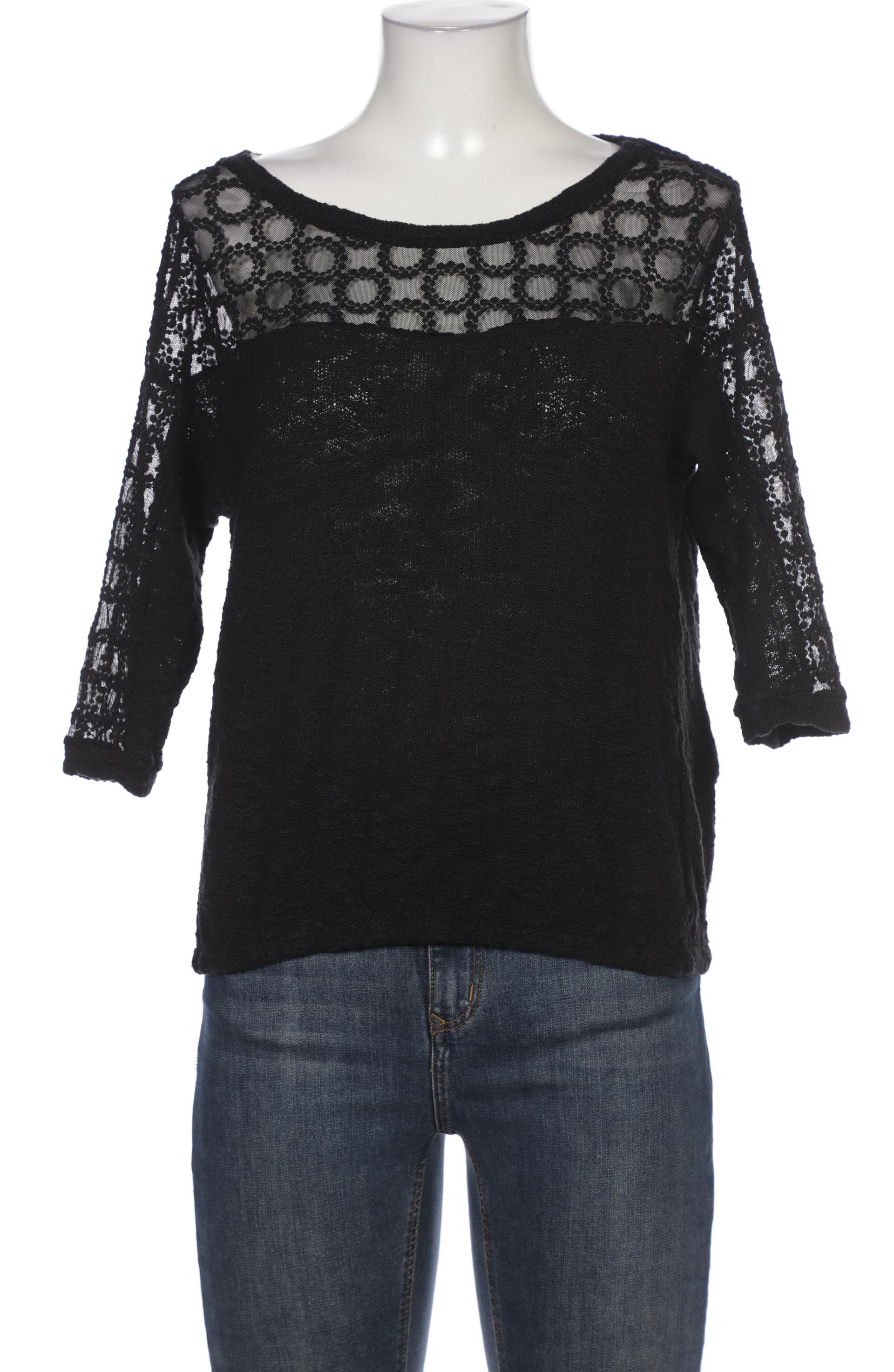 

bershka Damen Pullover, schwarz